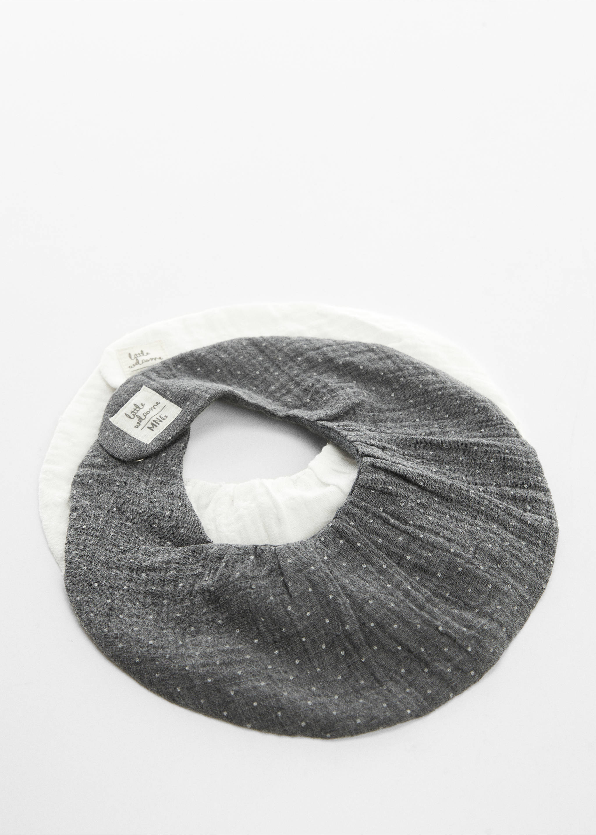 2 Printed bibs pack - Medium plane, Charcoal. Ref: 57088279-00.