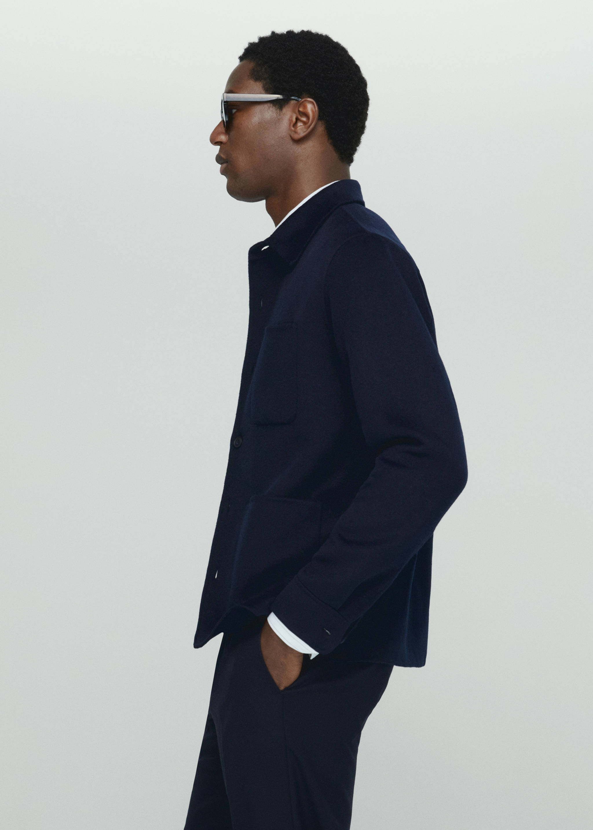 Sobrecamisa doble faç llana reciclada - Detall de l'article 2