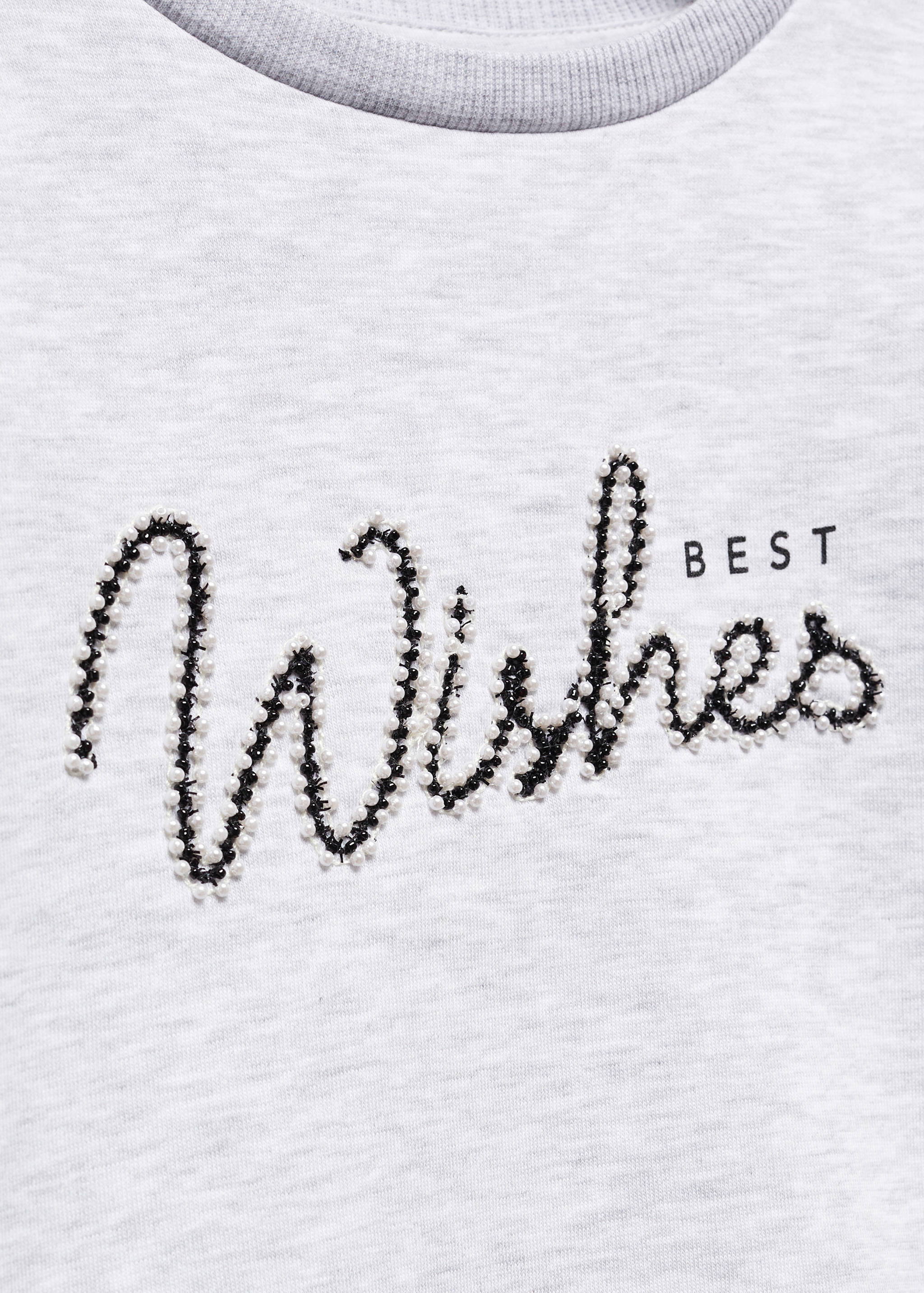 Message sweatshirt dress - Details of the article 8