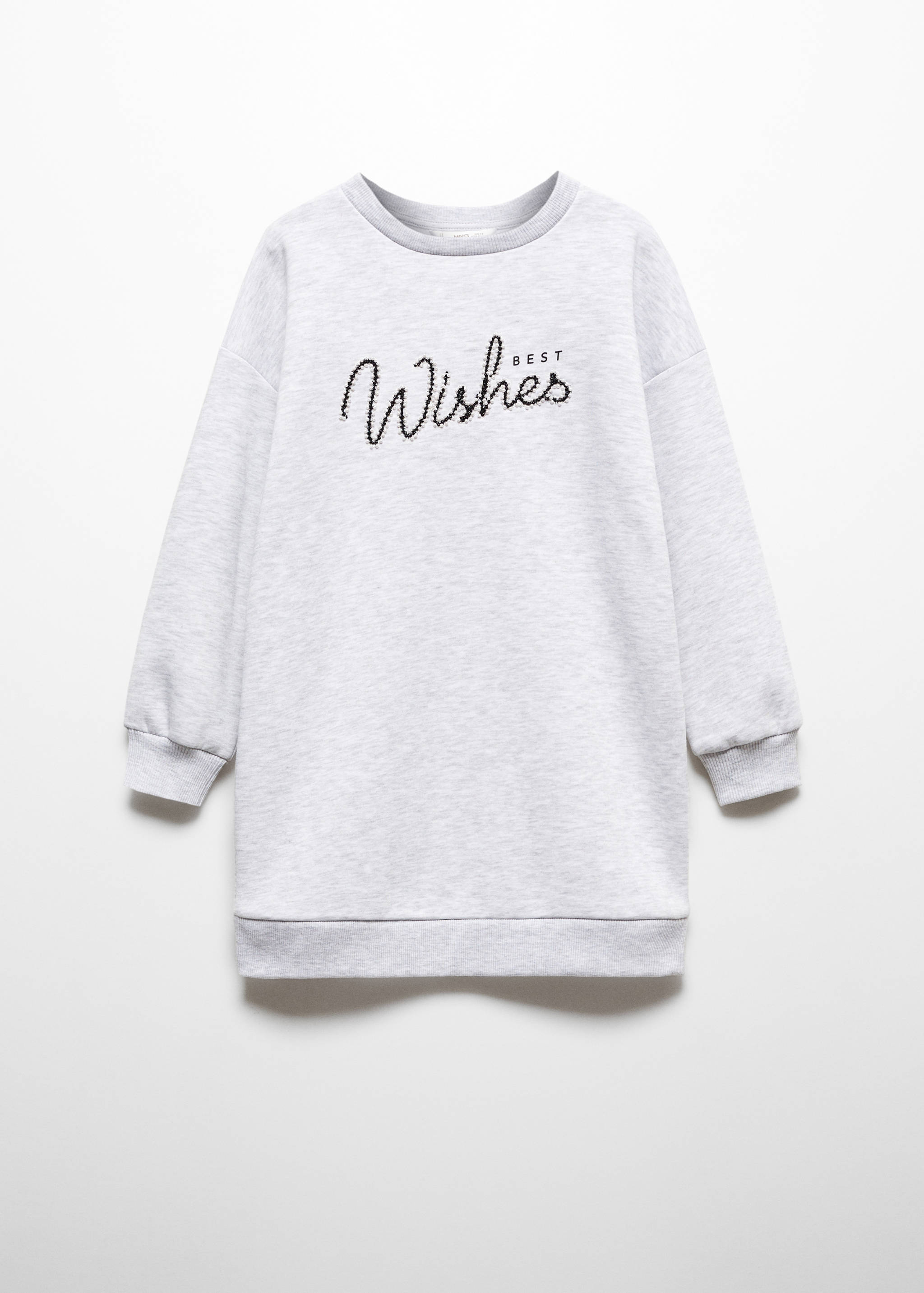 Message sweatshirt dress - Article without model