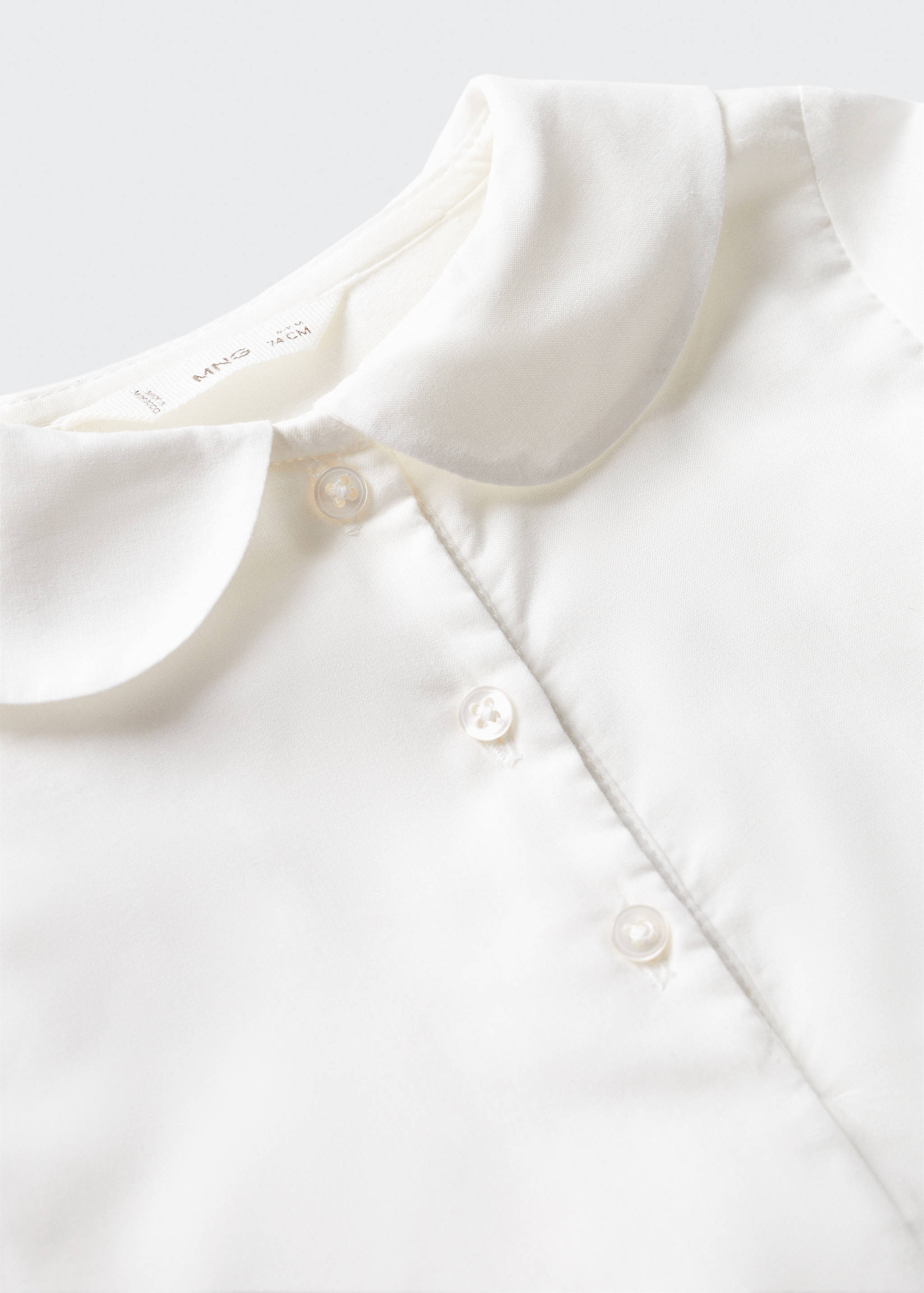 Cotton bodysuit blouse - Details of the article 8