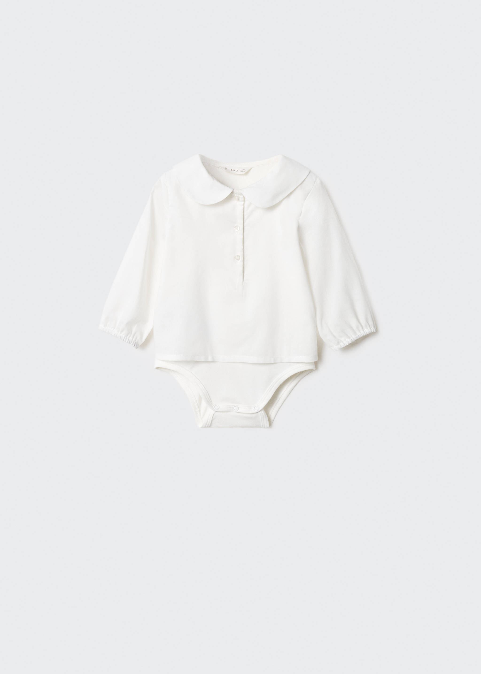 Cotton bodysuit blouse - Article without model