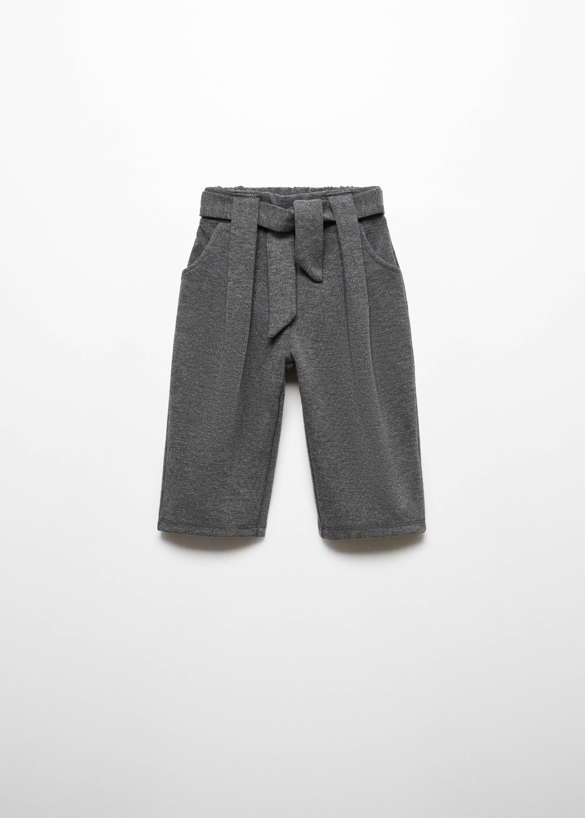 Paperbag trousers with belt - Article without model