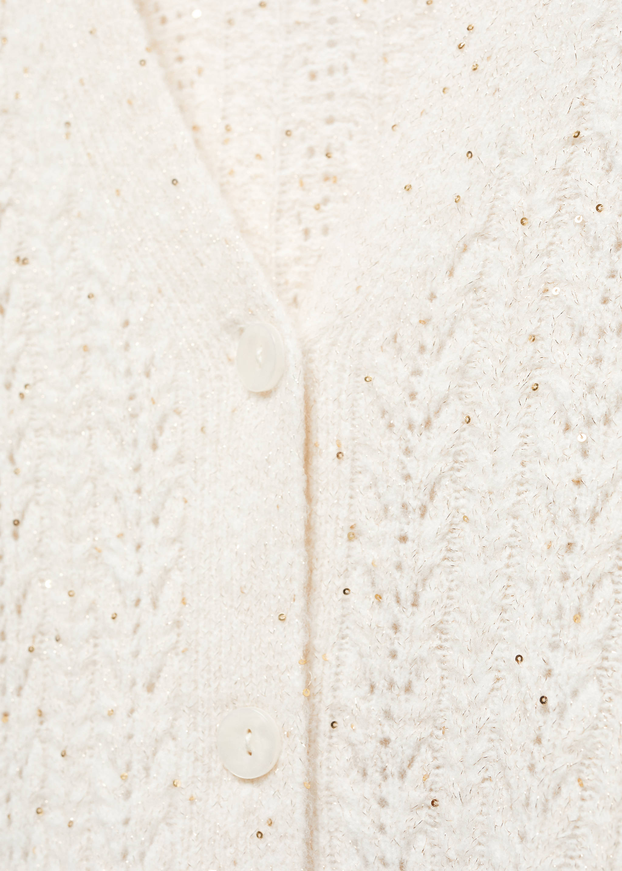 Paillettes knit cardigan - Details of the article 8