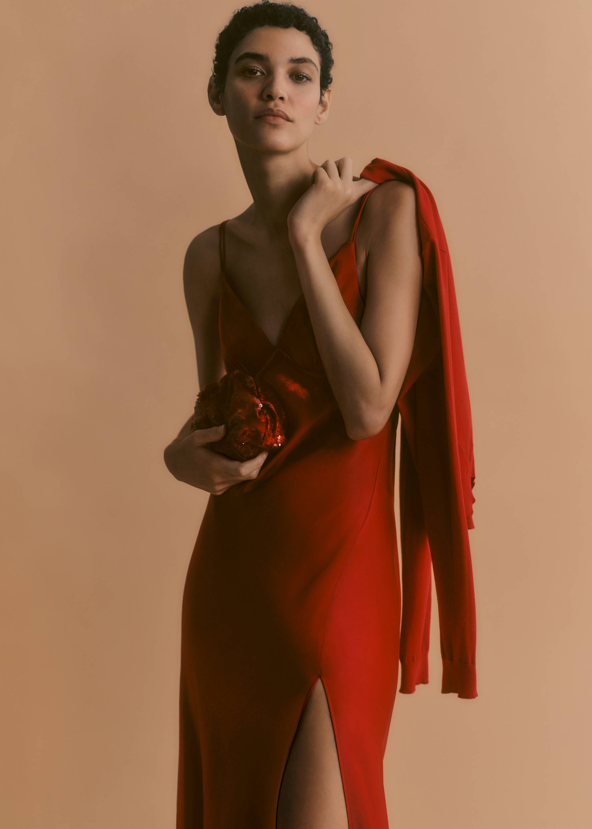 Vestido lencero satinado - Detalle del artículo 9