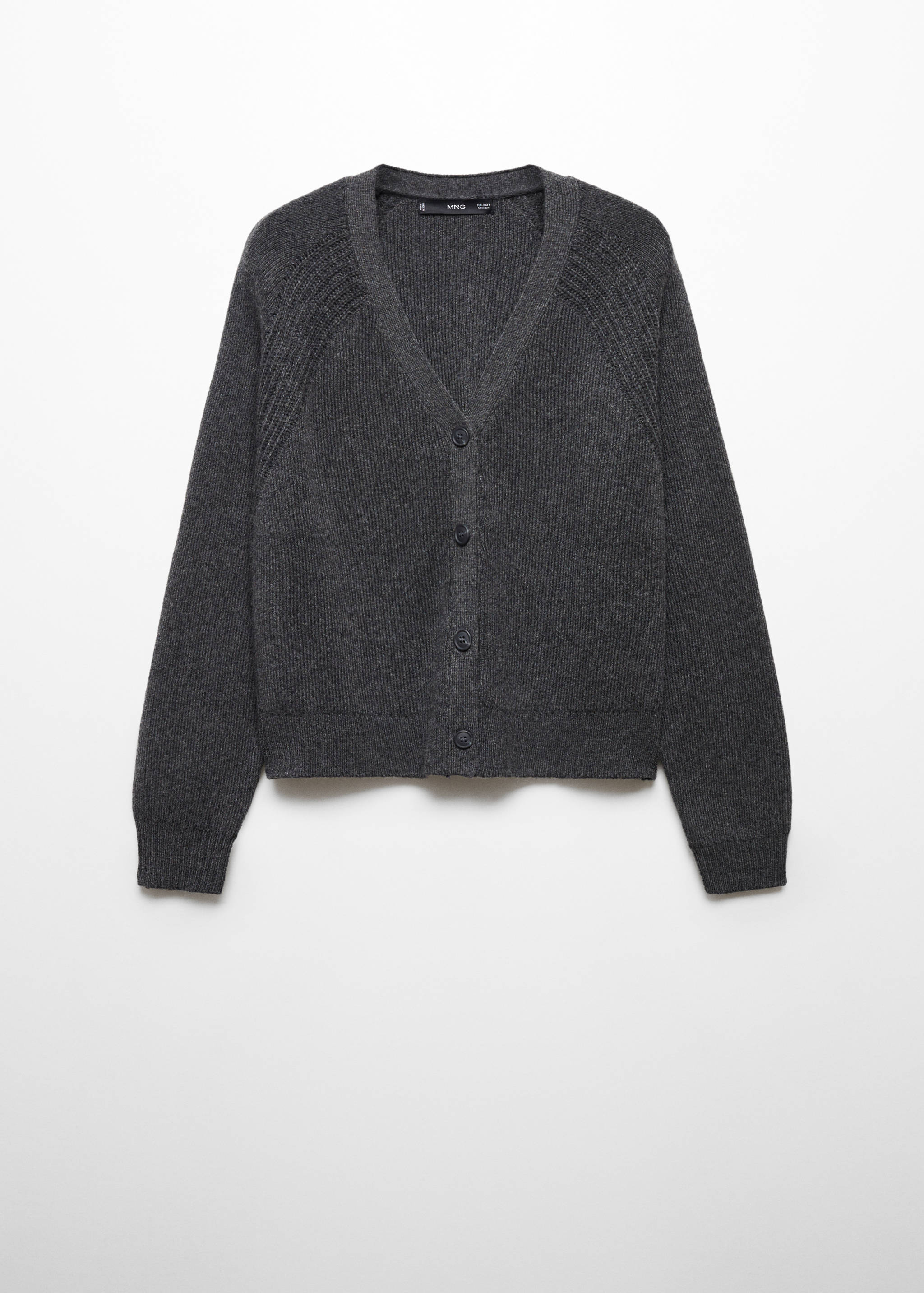 Button knit cardigan - Article without model