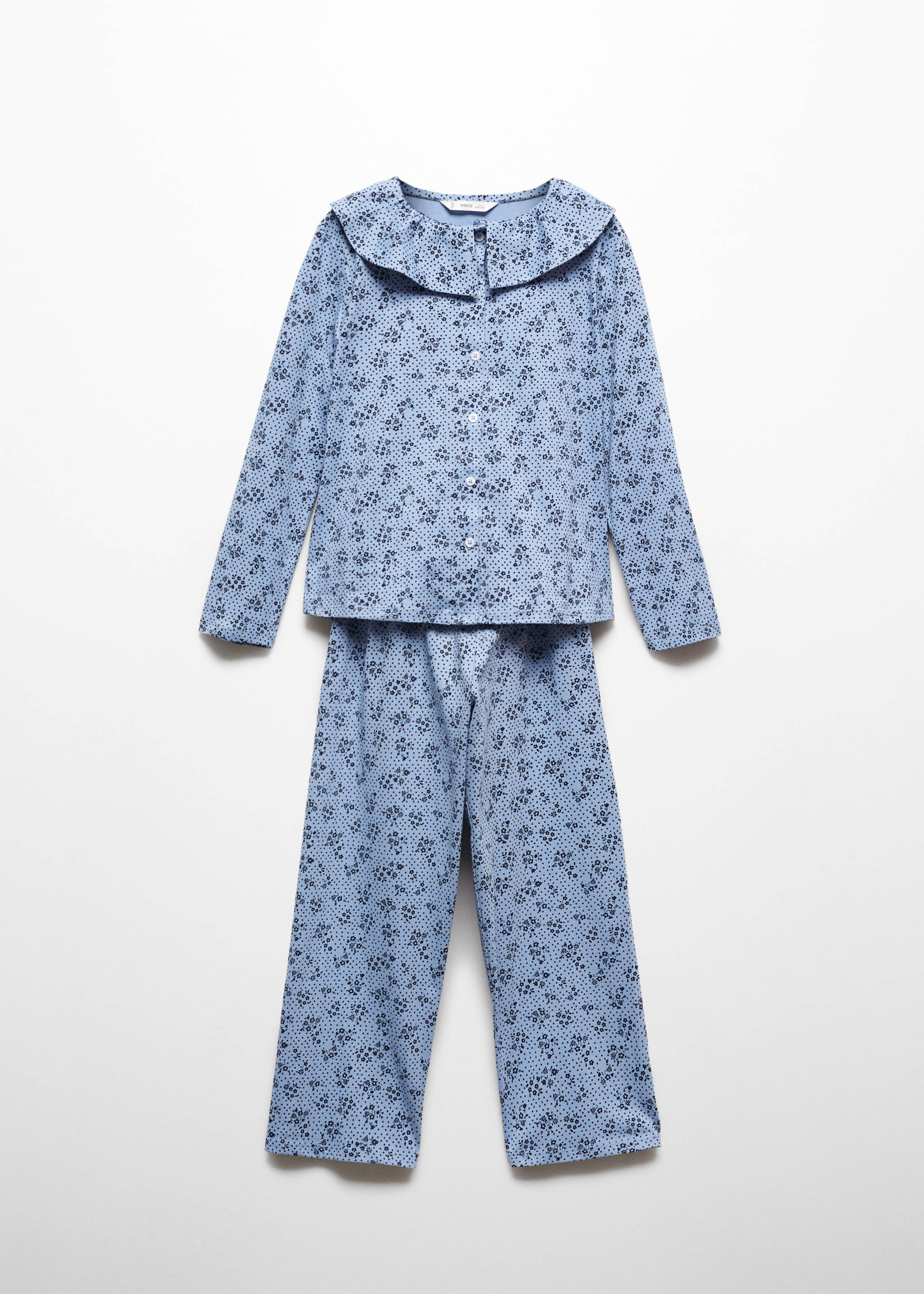 Cotton printed long pyjamas - Article without model