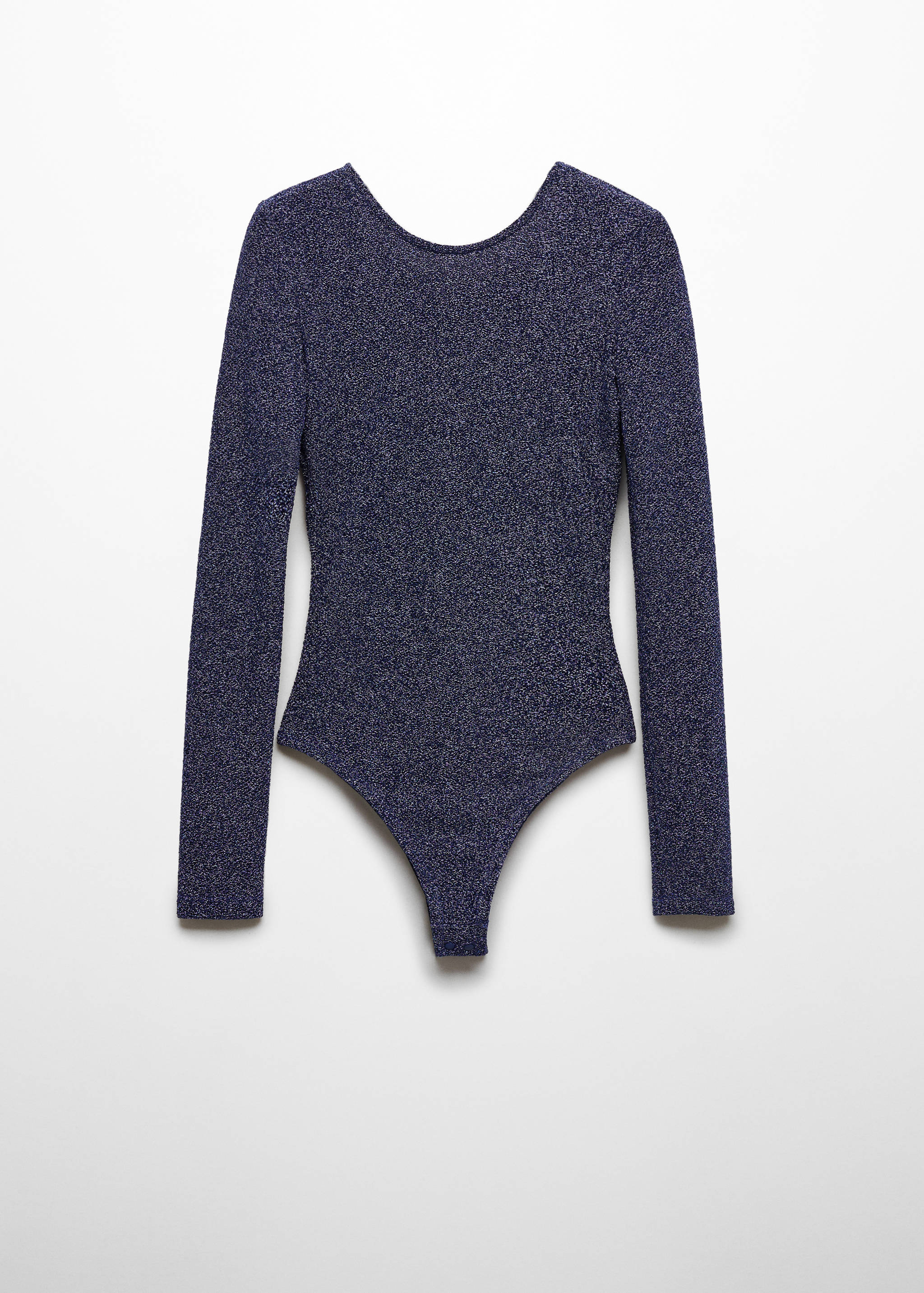 Open-back lurex bodysuit - Article without model
