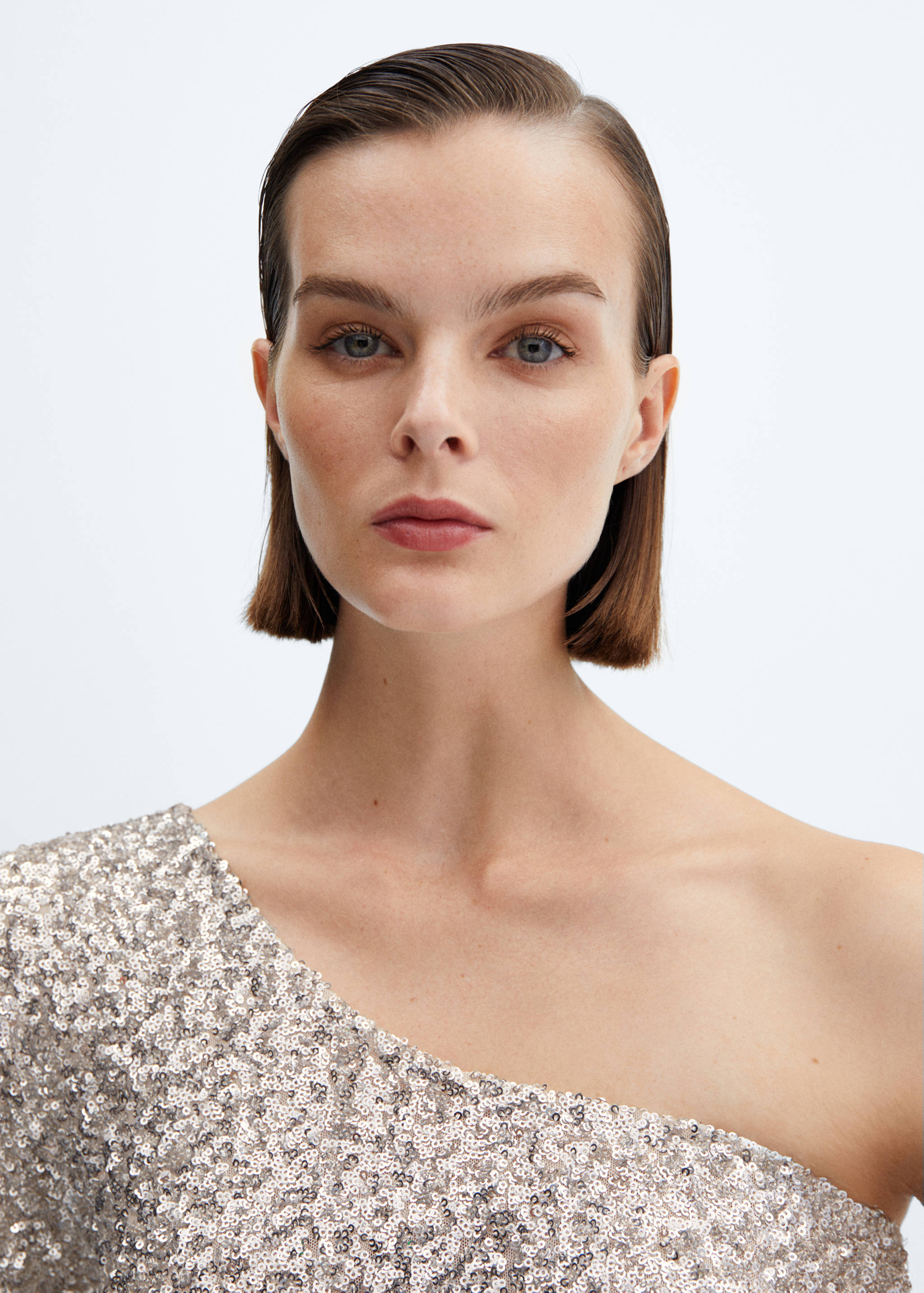 Top asimétrico lentejuelas - Detalle del artículo 1