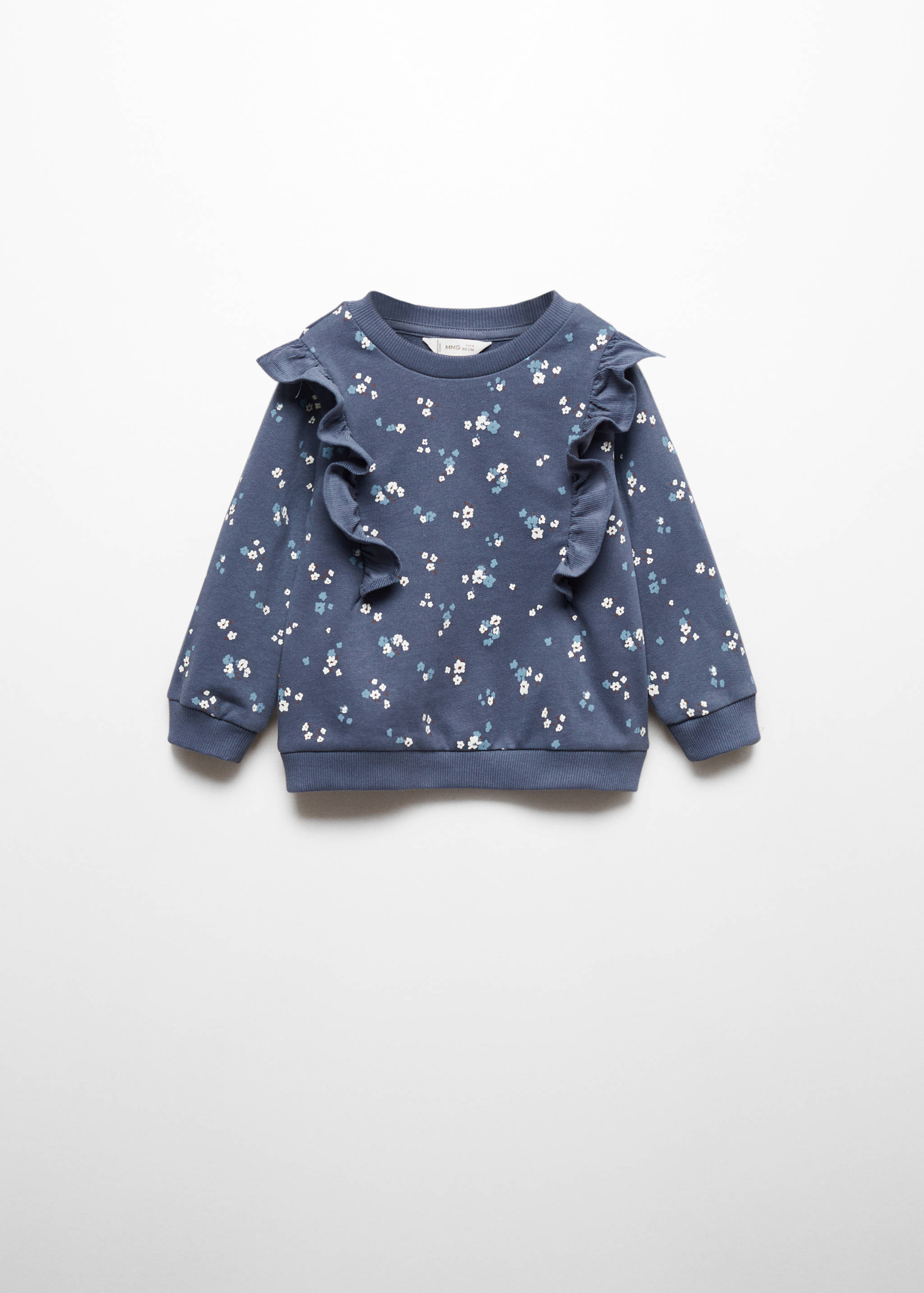 Frills printed sweatshirt - Article without model