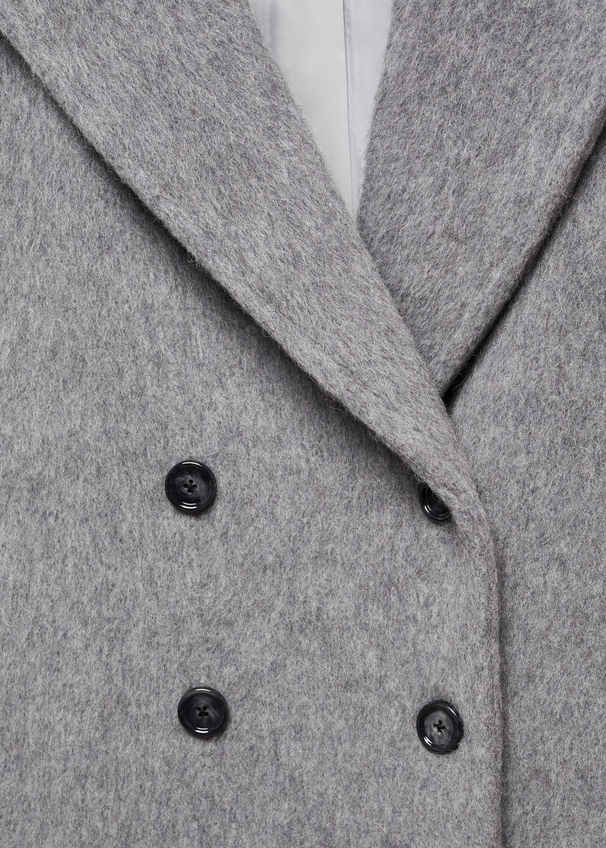 Double-breasted wool coat - Details of the article 8