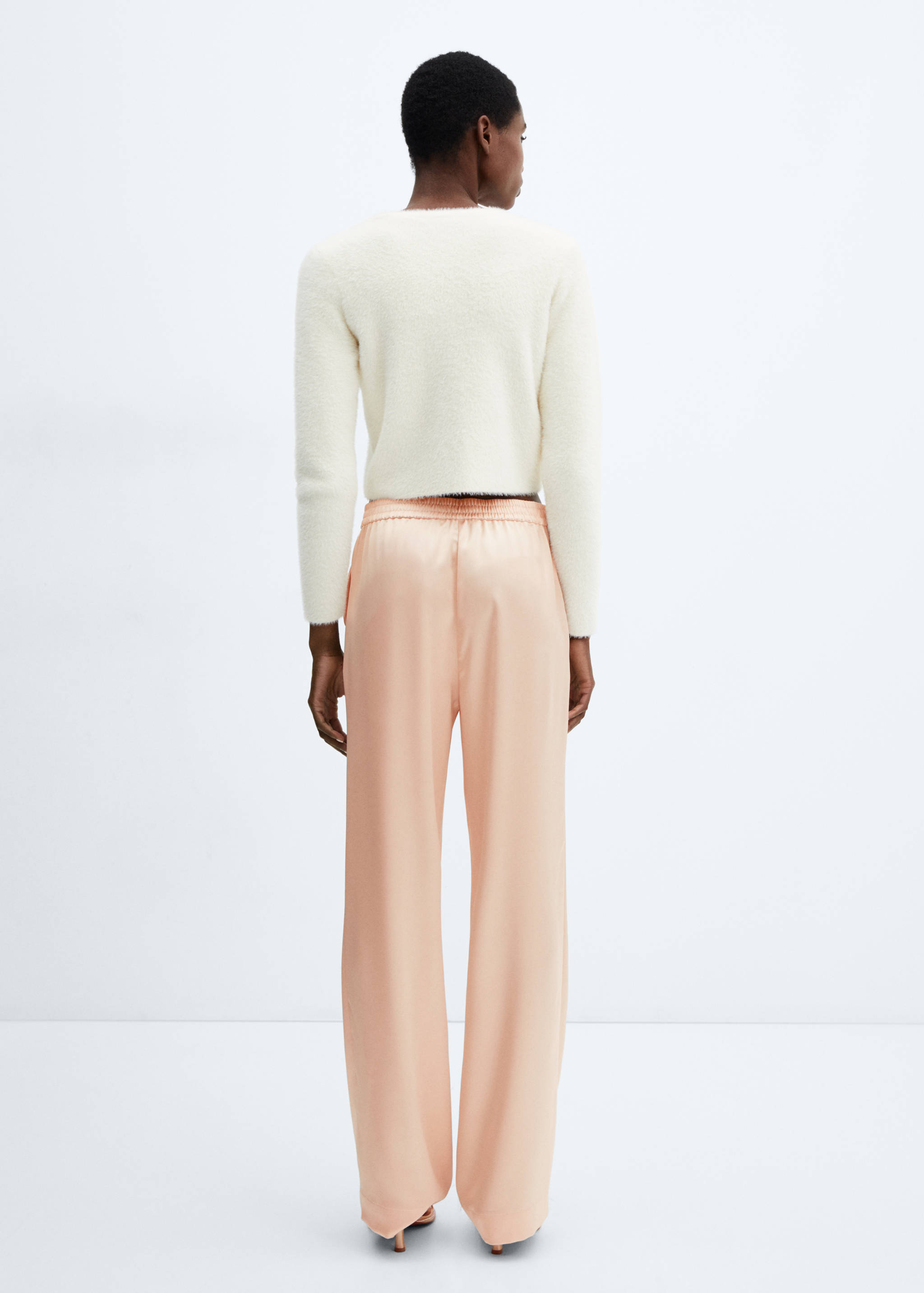 Szatén nadrág elasztikus övvel - A cikk hátulja