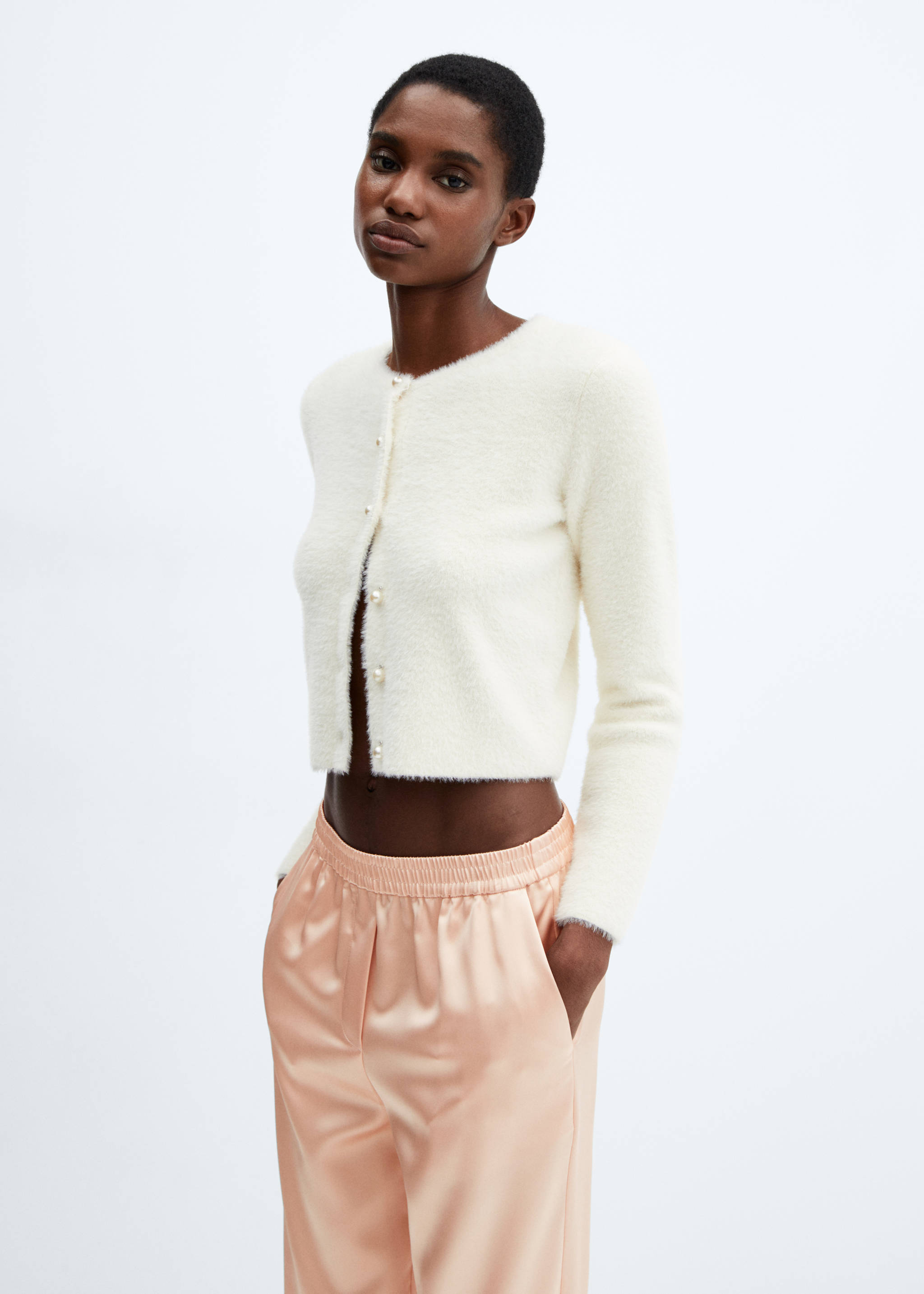 Szatén nadrág elasztikus övvel - A termék adatai 1