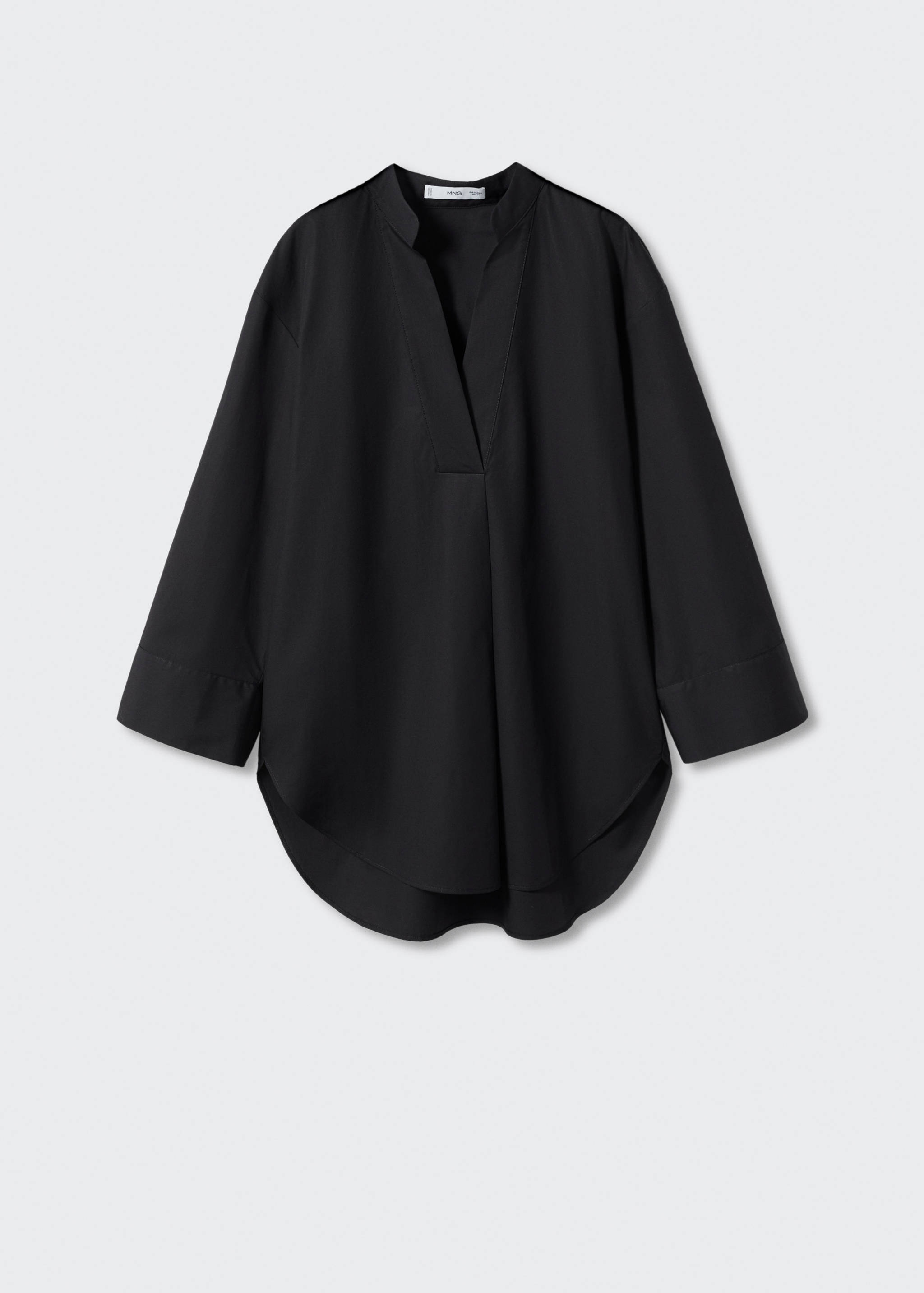 Blouse oversize col V - Article sans modèle