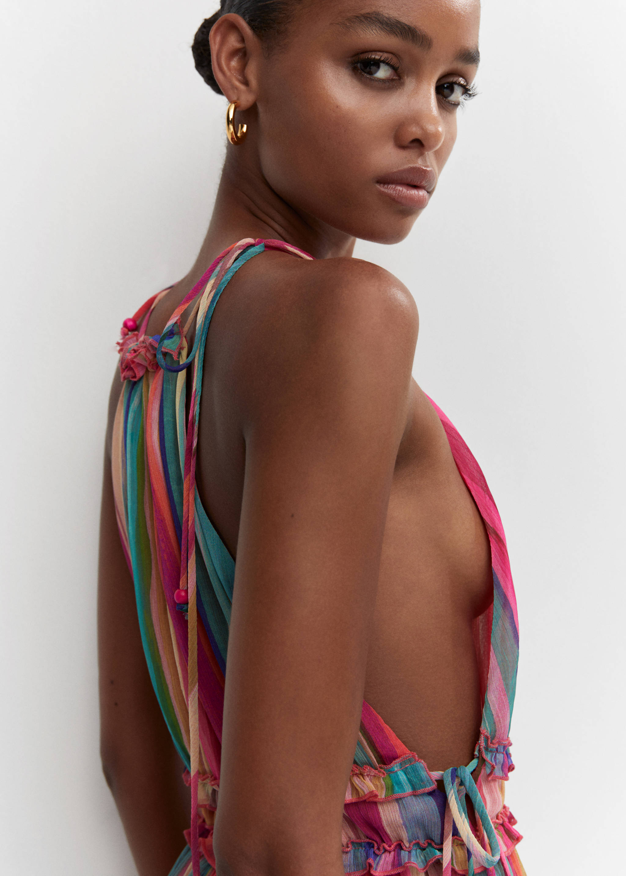 Vestido largo rayas - Detalle del artículo 1