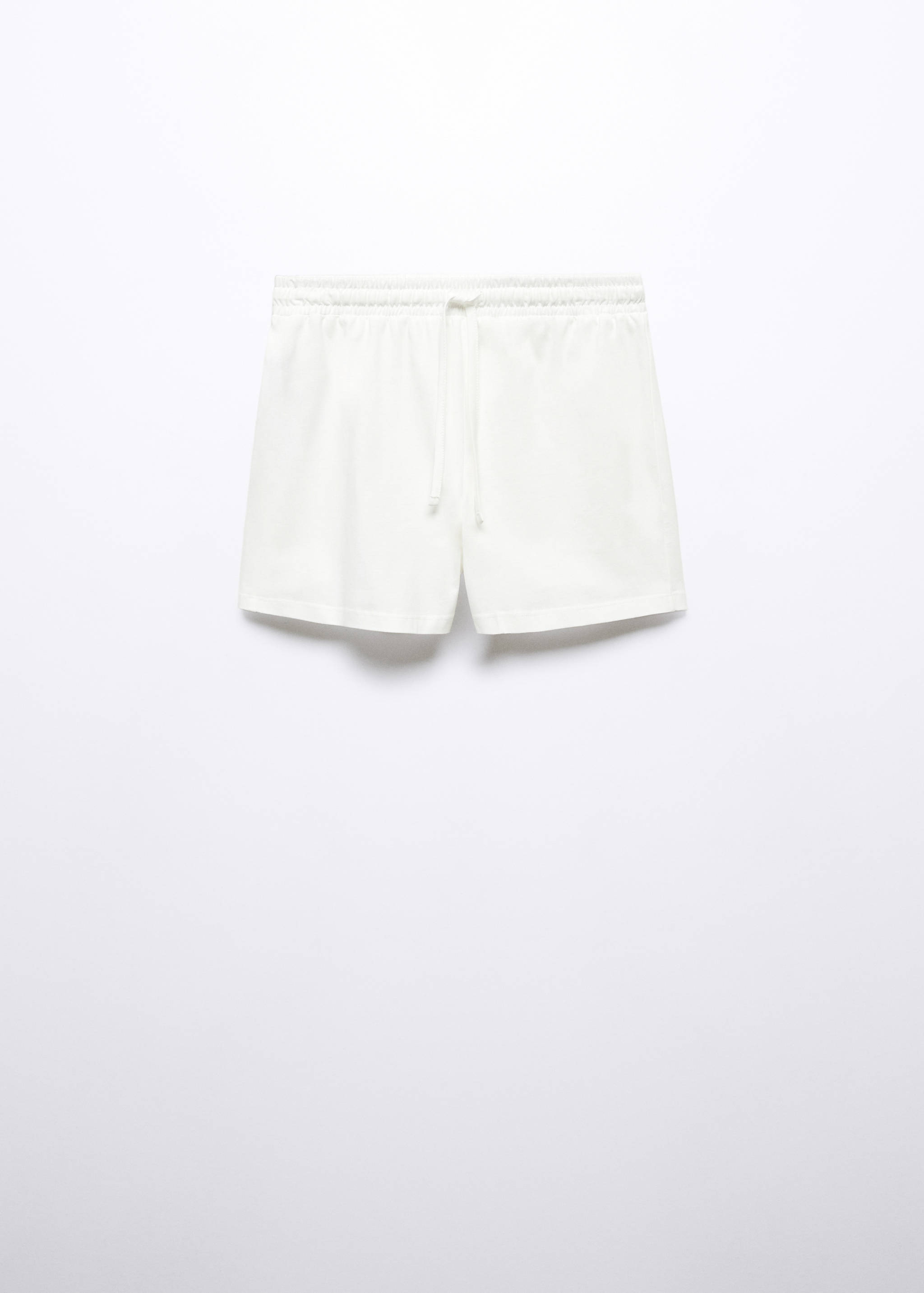 Cotton shorts with elastic waist - Article without model