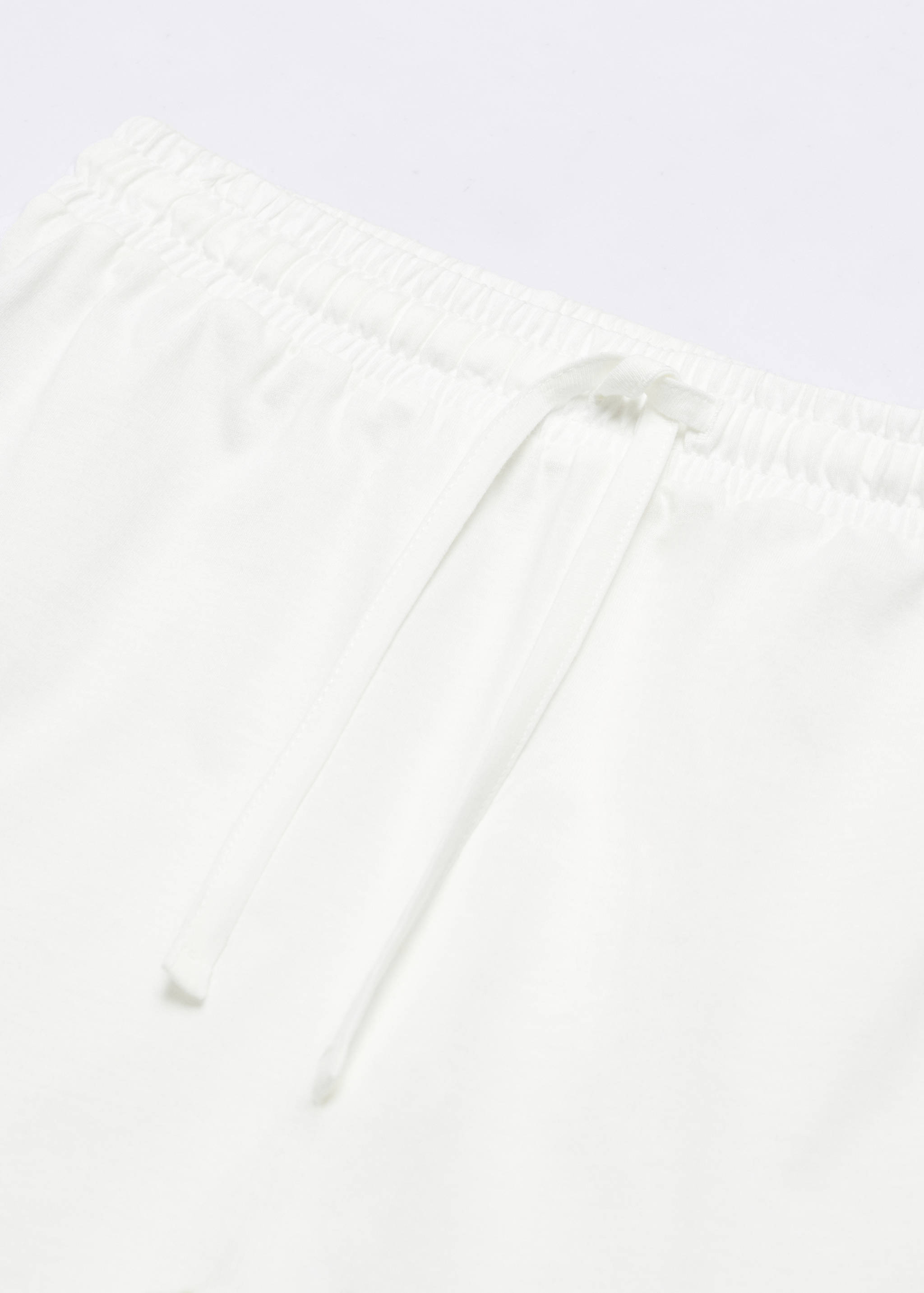 Cotton shorts with elastic waist - Details of the article 8