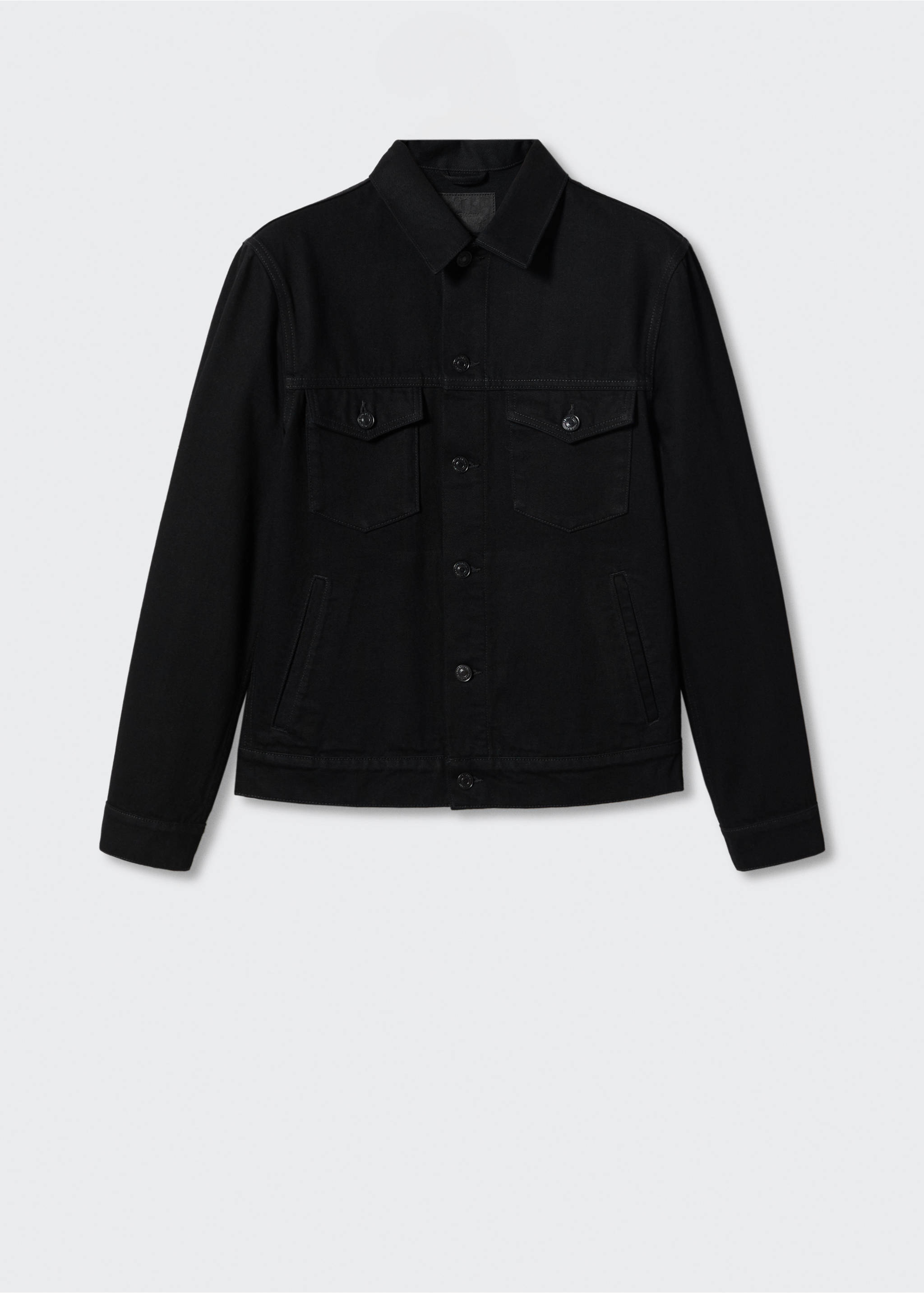 Blouson en jean essentiel - Article sans modèle, Black denim. Ref: 57092517-00.