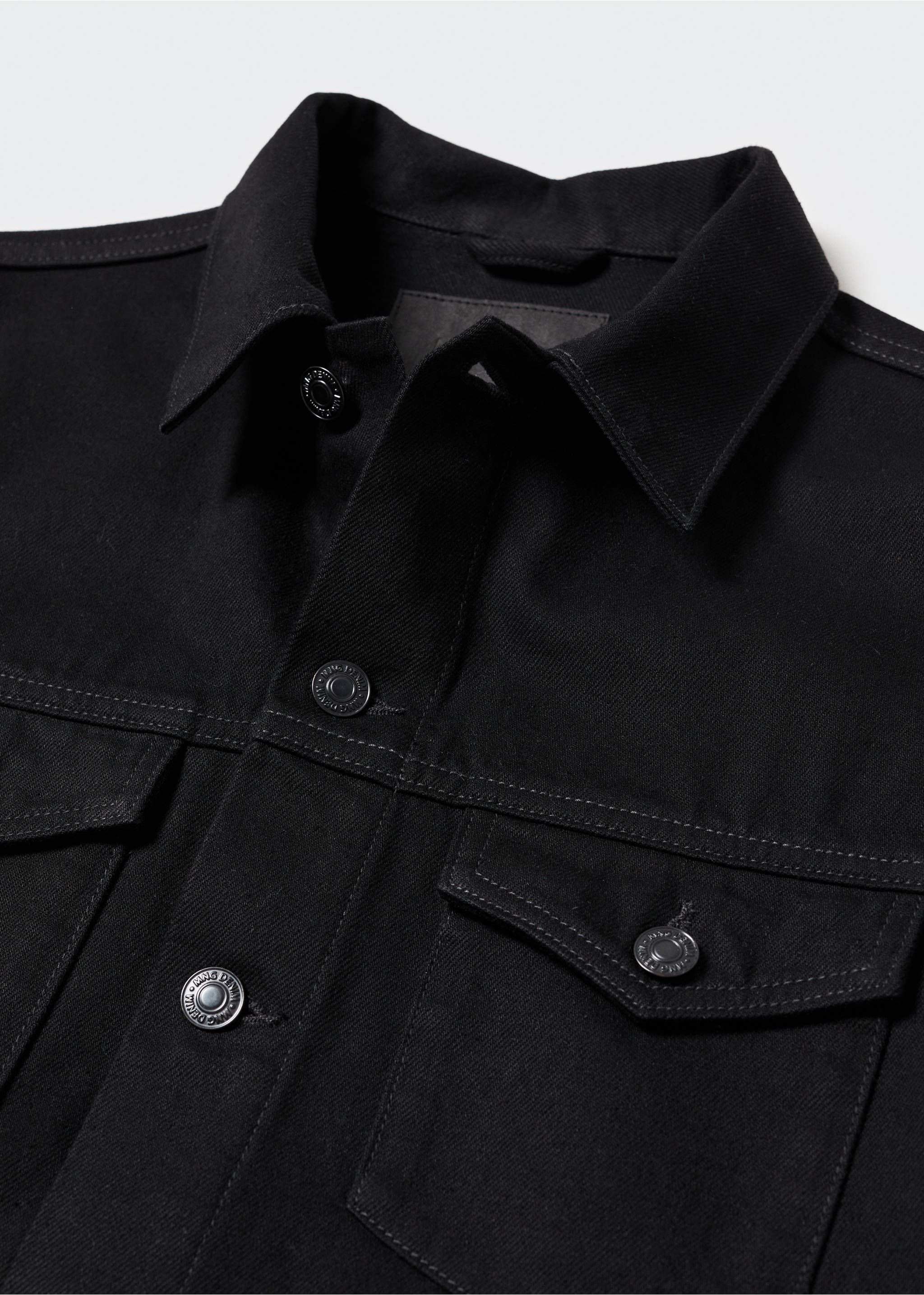 Blouson en jean essentiel - Détail de l'article 8, Black denim. Ref: 57092517-00.