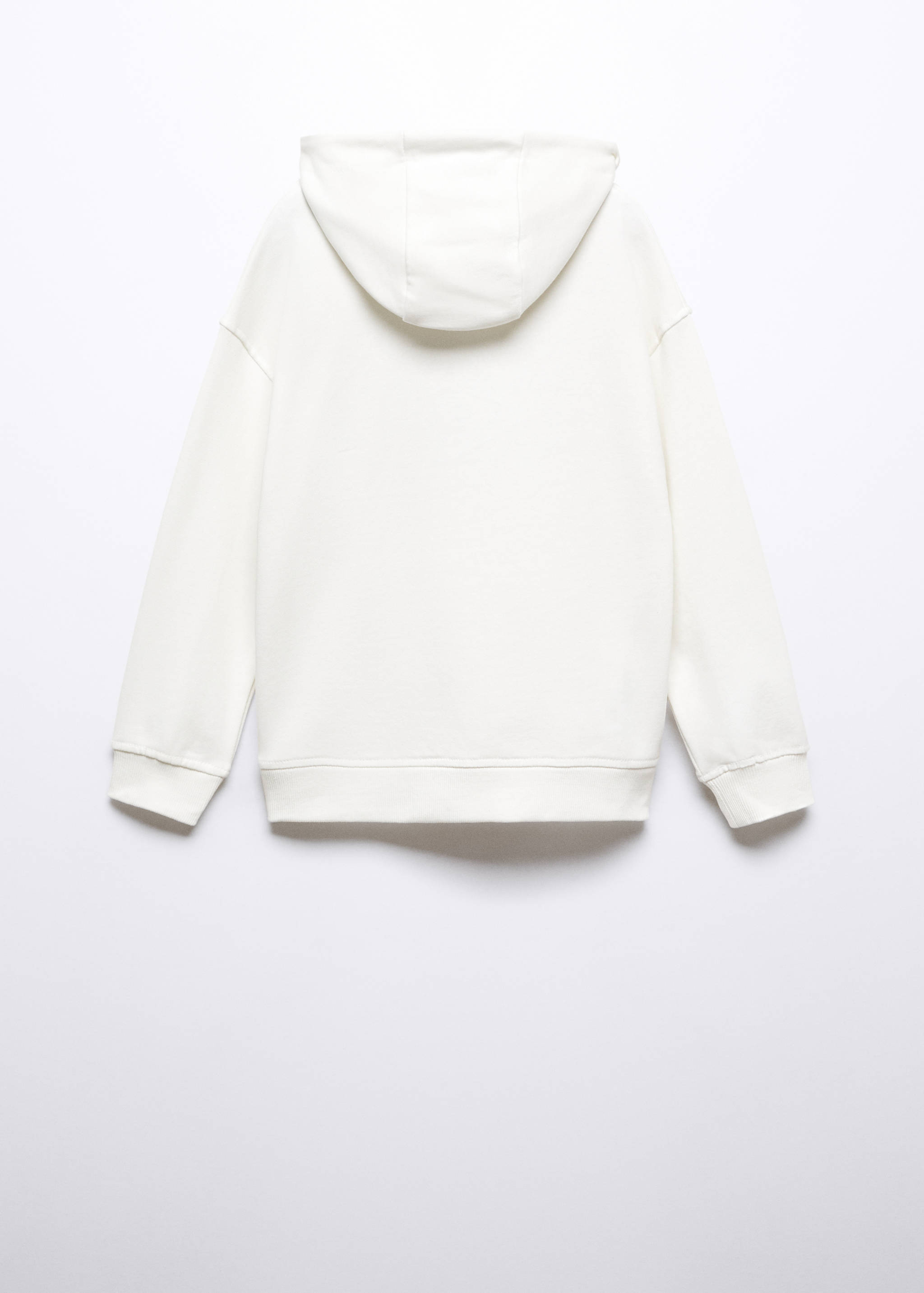 Gemustertes Baumwoll-Sweatshirt - Rückseite des Artikels