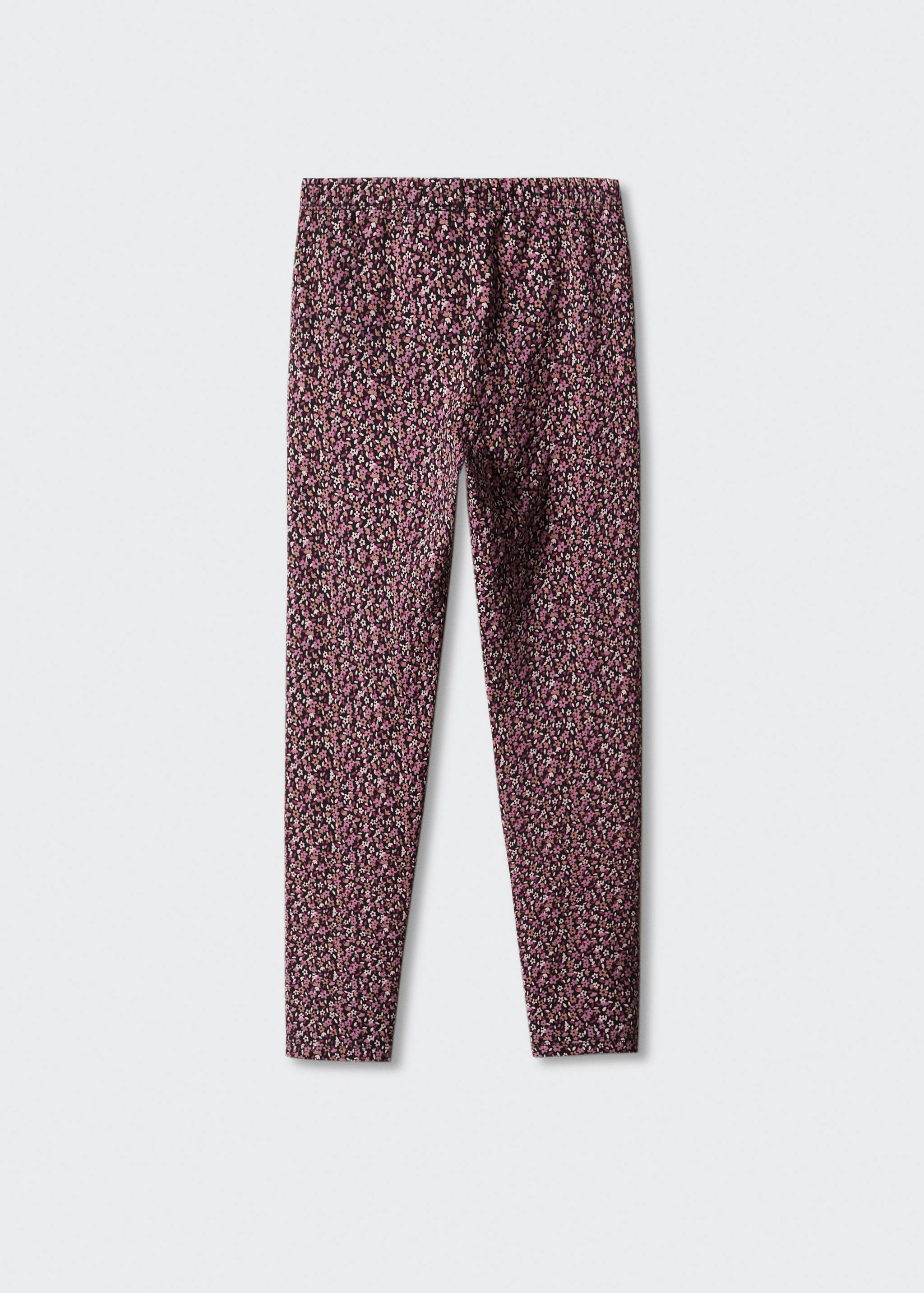 Printed cotton leggings - Reverse of the article