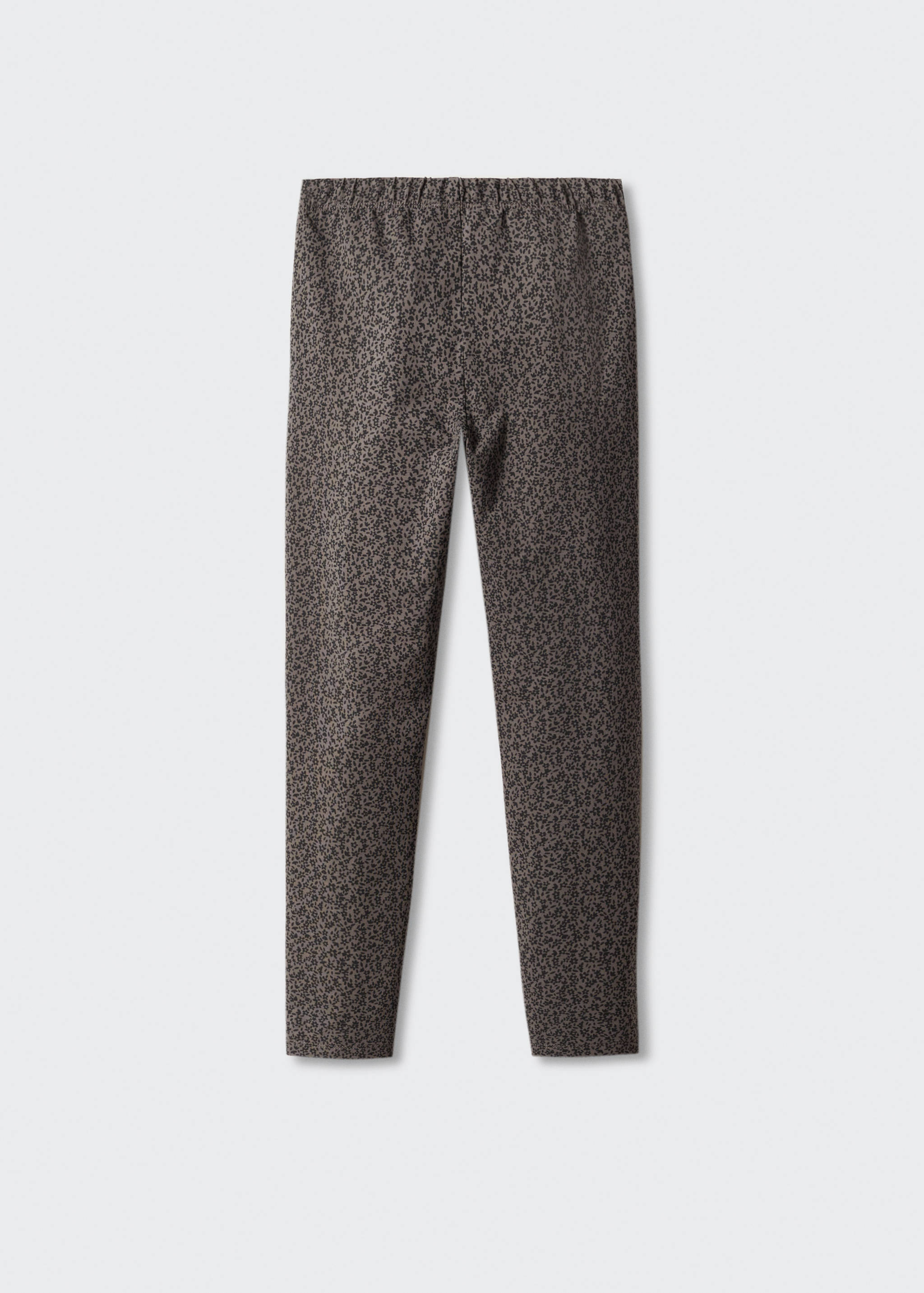 Printed cotton leggings - Reverse of the article