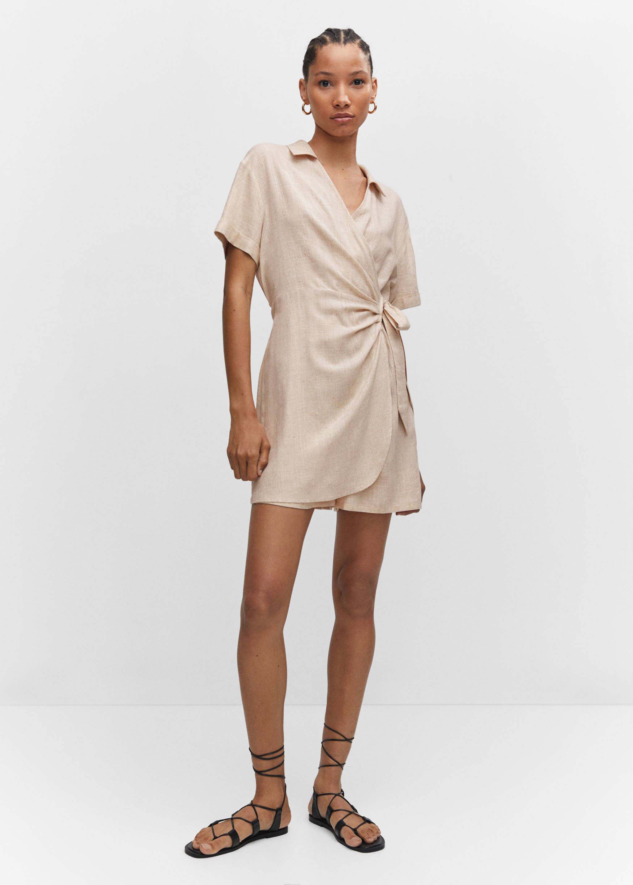 Bow wrap jumpsuit - General plane