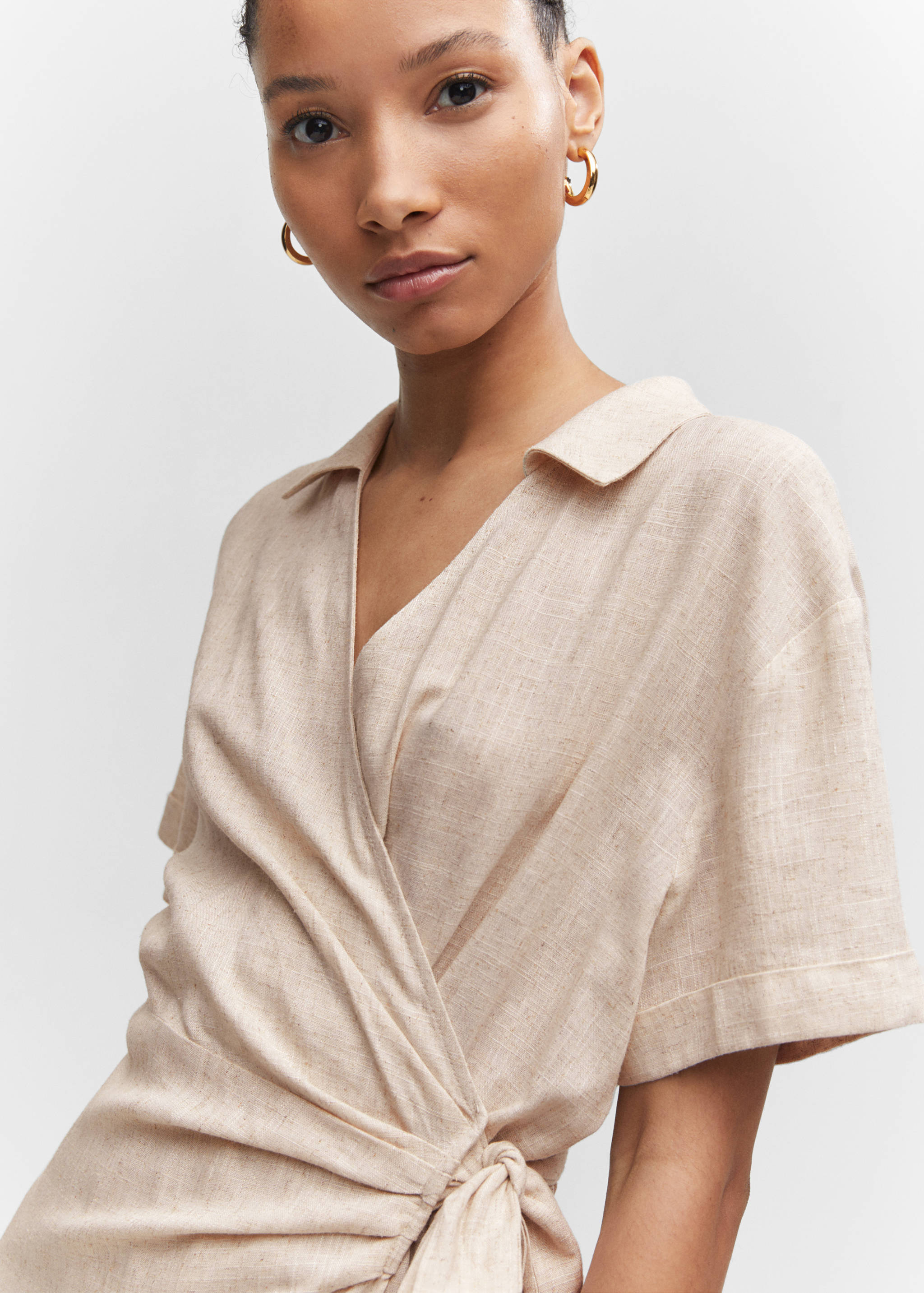 Bow wrap jumpsuit - Details of the article 1