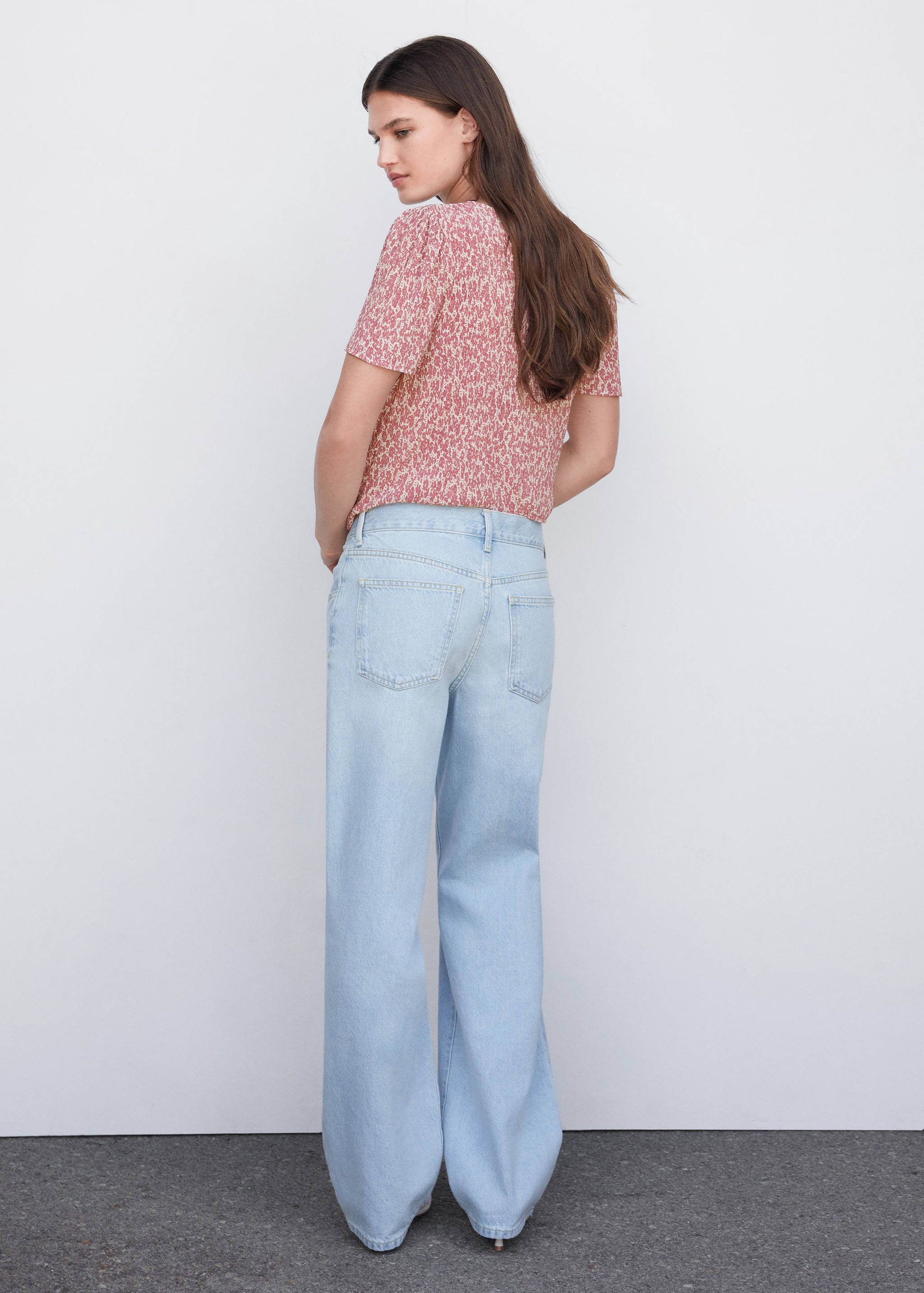 Blouse texturée nœud - Verso de l’article