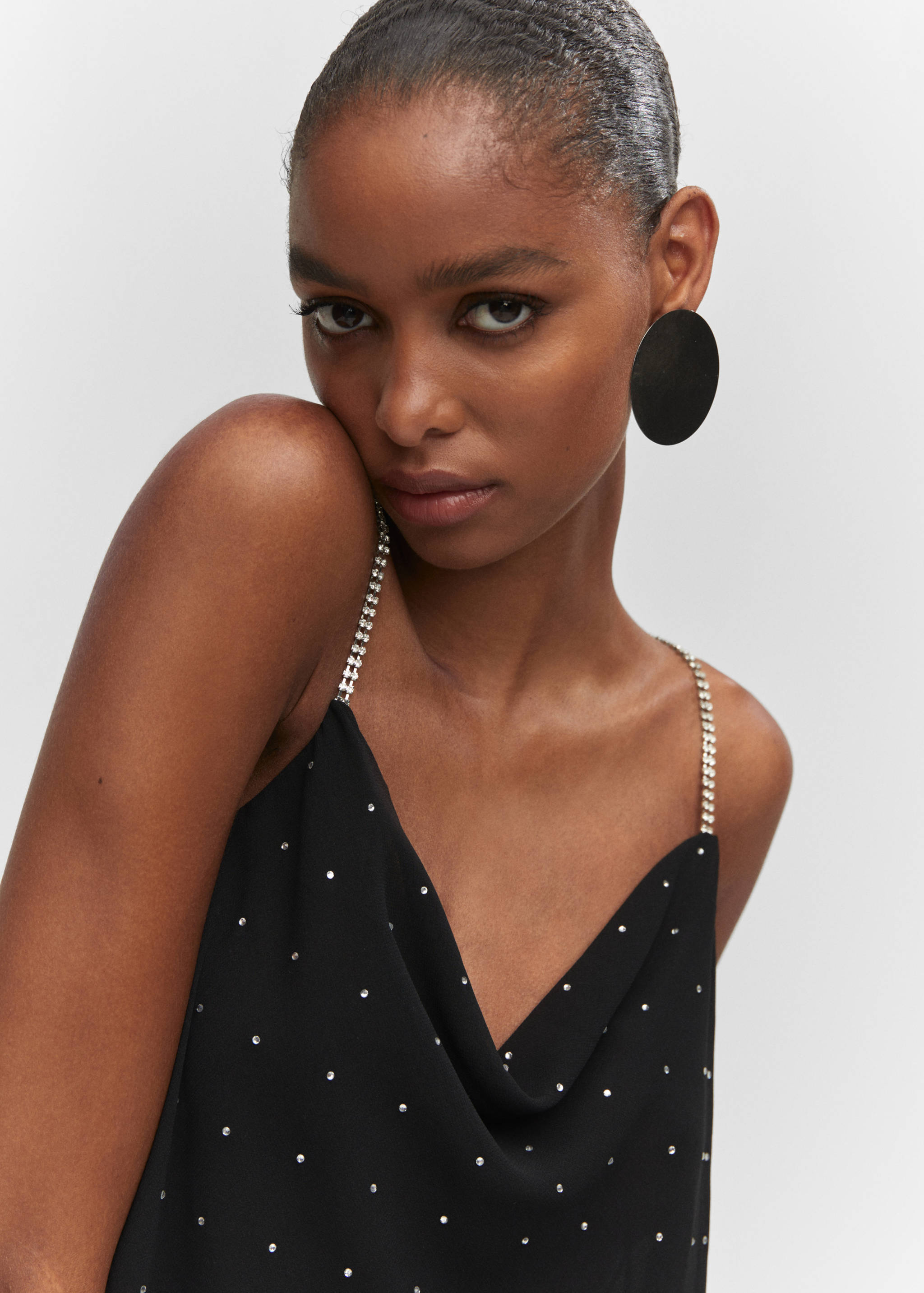 Top strass col drapé - Détail de l'article 1