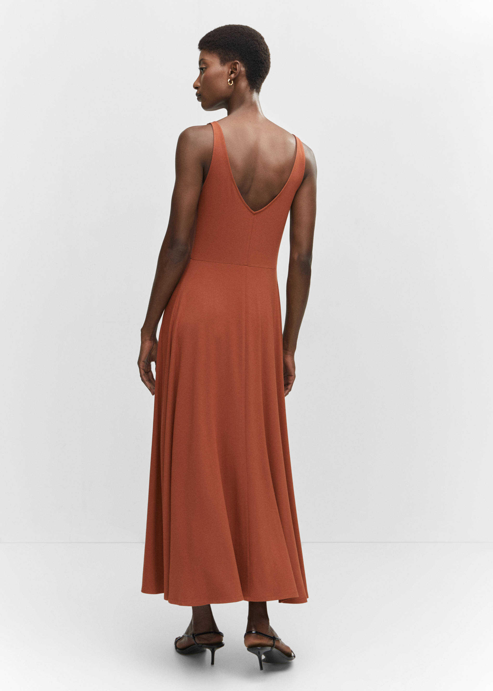 Knot knitted dress - Reverse of the article