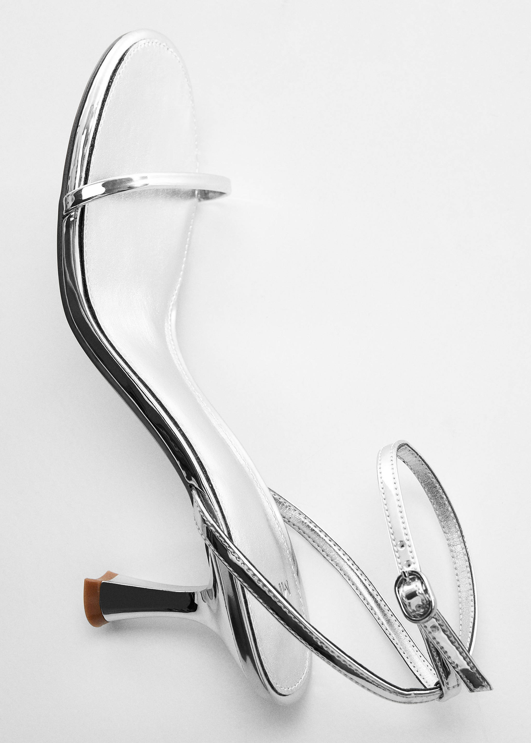 Metallic heel sandals - Details of the article 5