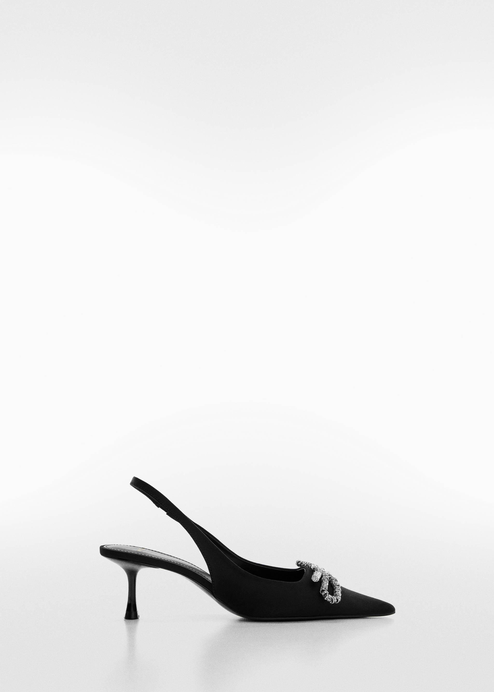 Schuh mit strassbesetztem Schleifendetail - Artikel ohne Model