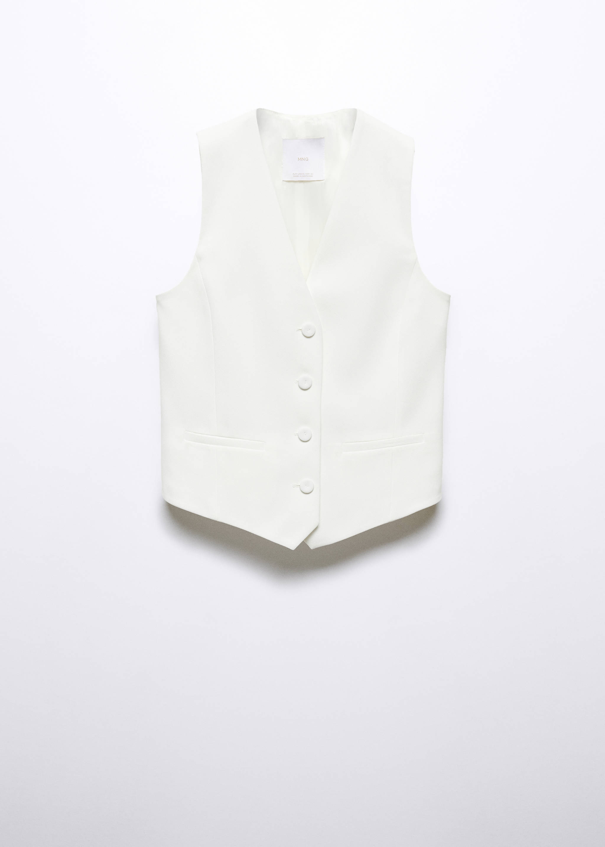 Gilet met knopen - Artikel zonder model