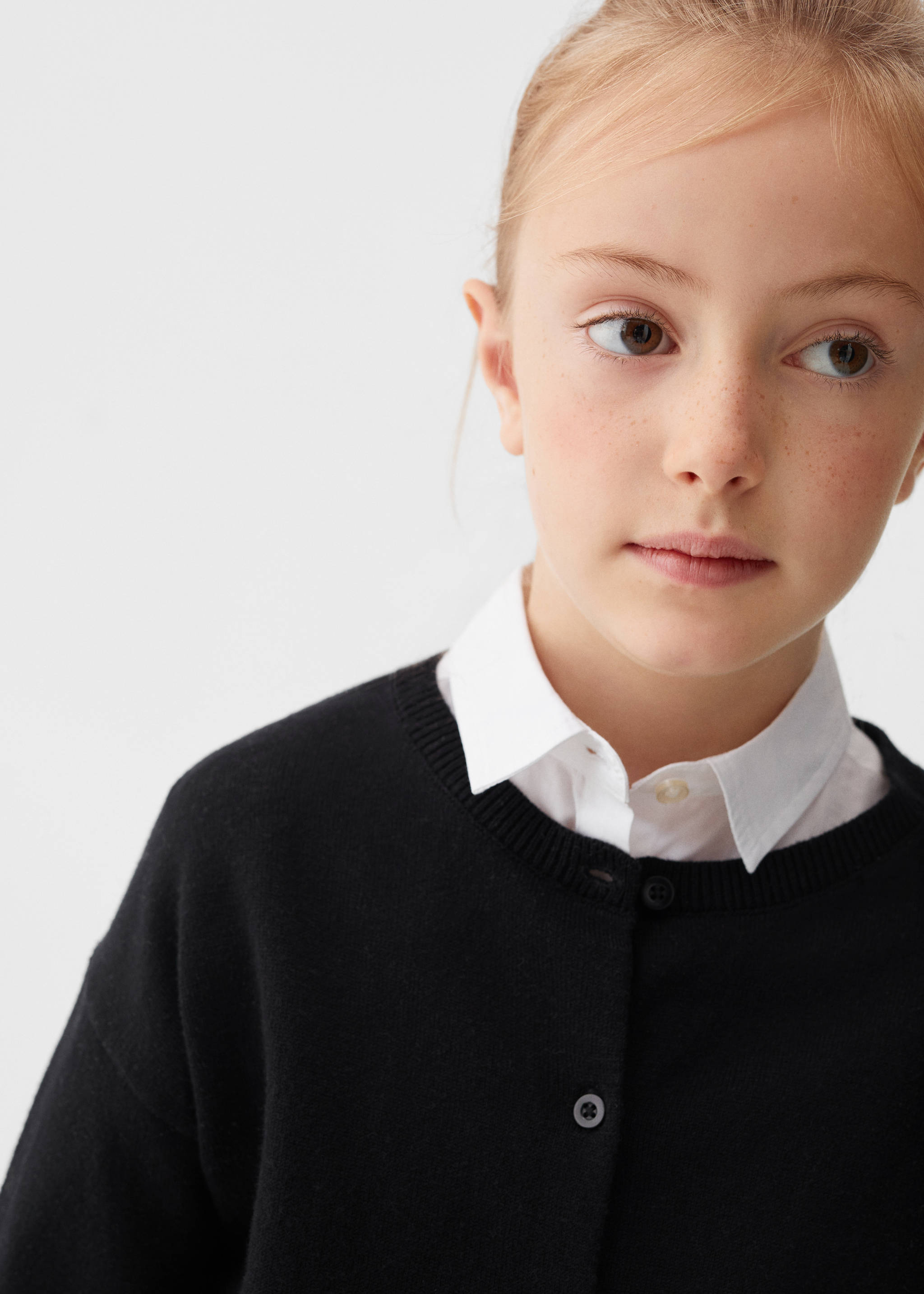 Cardigan de malha de algodão - Pormenor do artigo 1