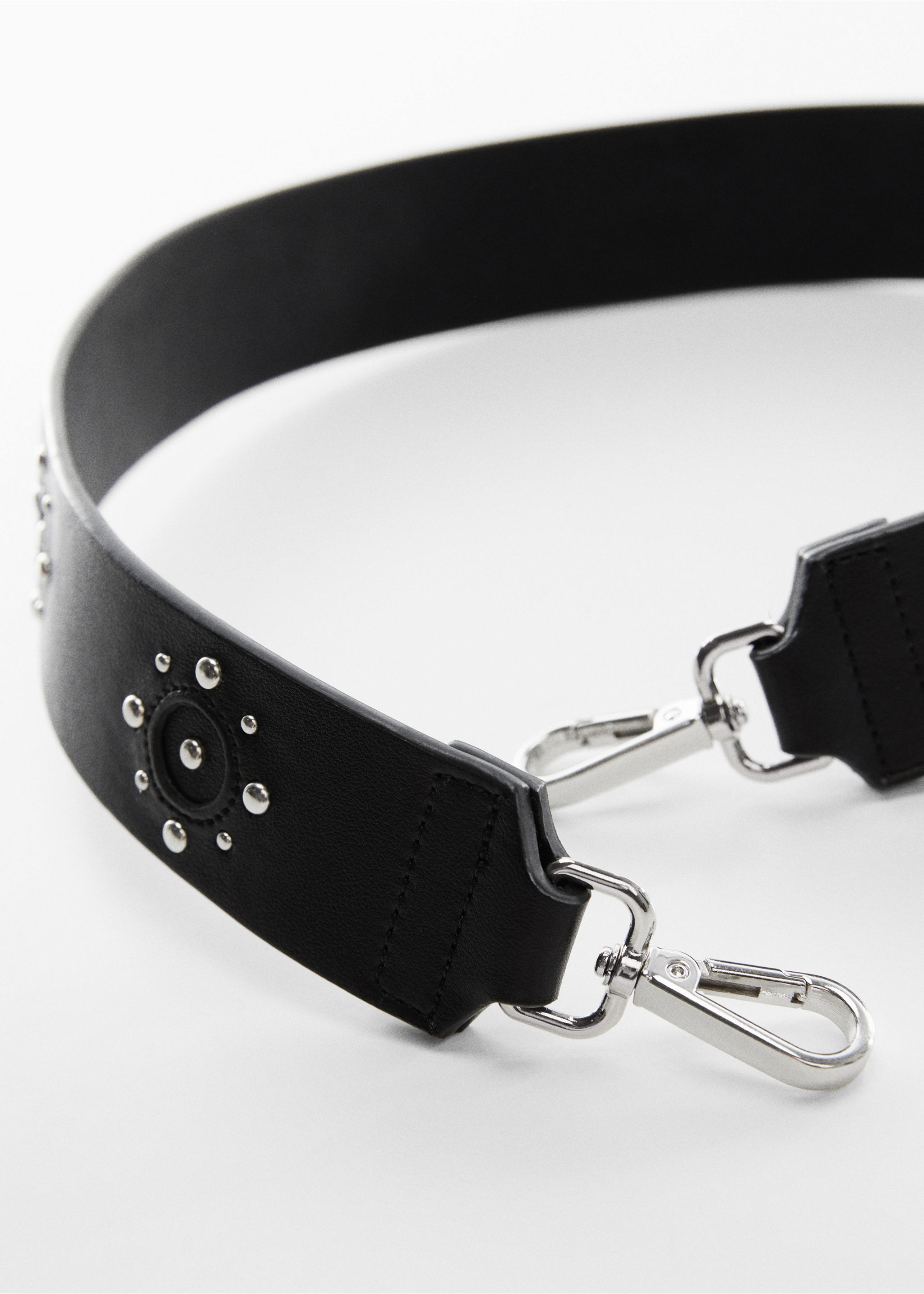 Leather-effect bag strap - Medium plane