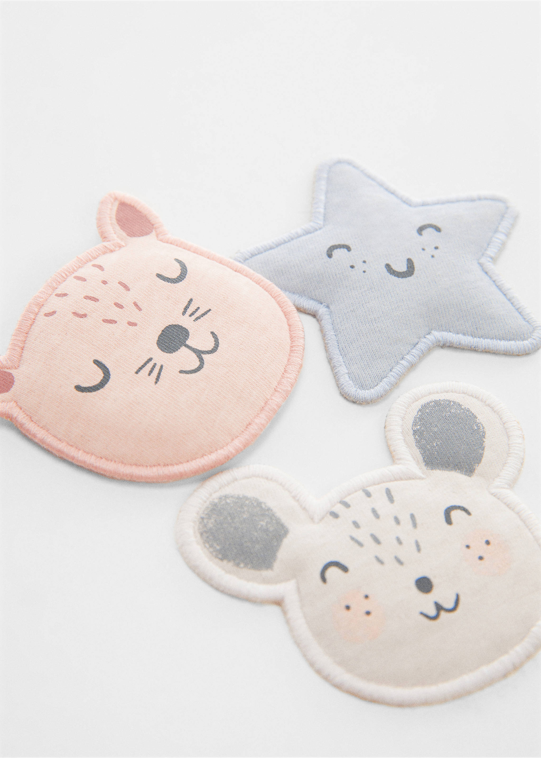 Pack of 3 patches - Medium plane, Pink. Ref: 57093263-00.