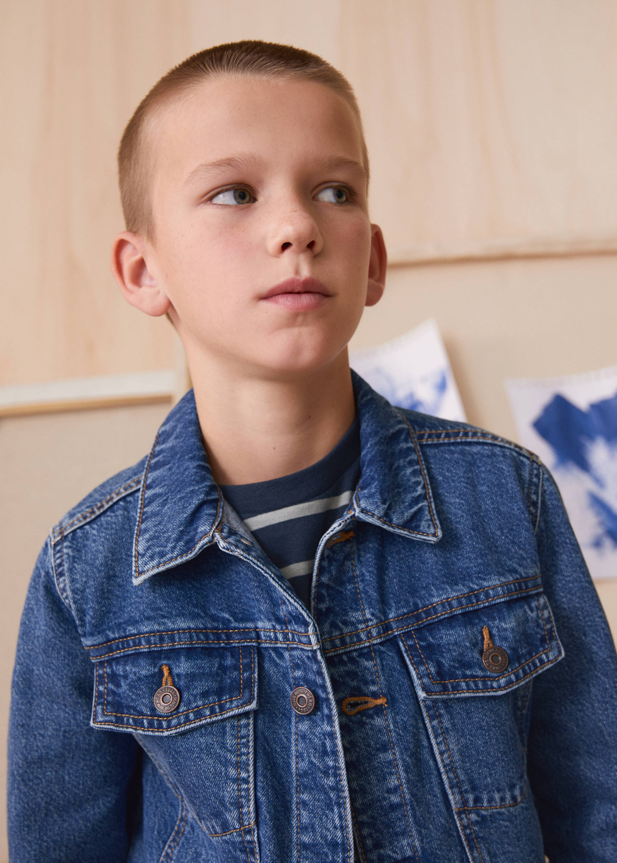 Pocketed denim jacket - Details of the article 5