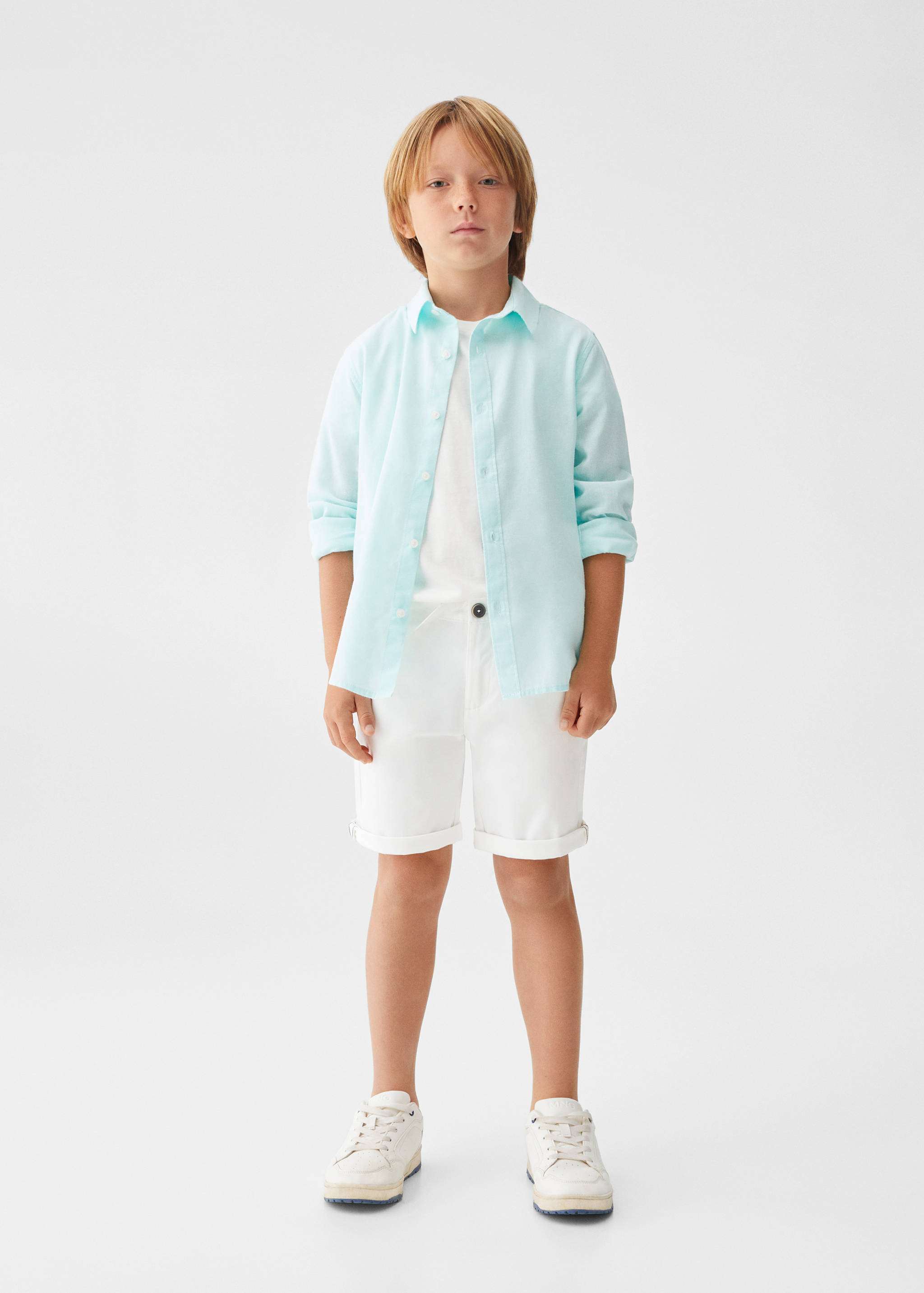 Cotton Bermuda shorts - General plane