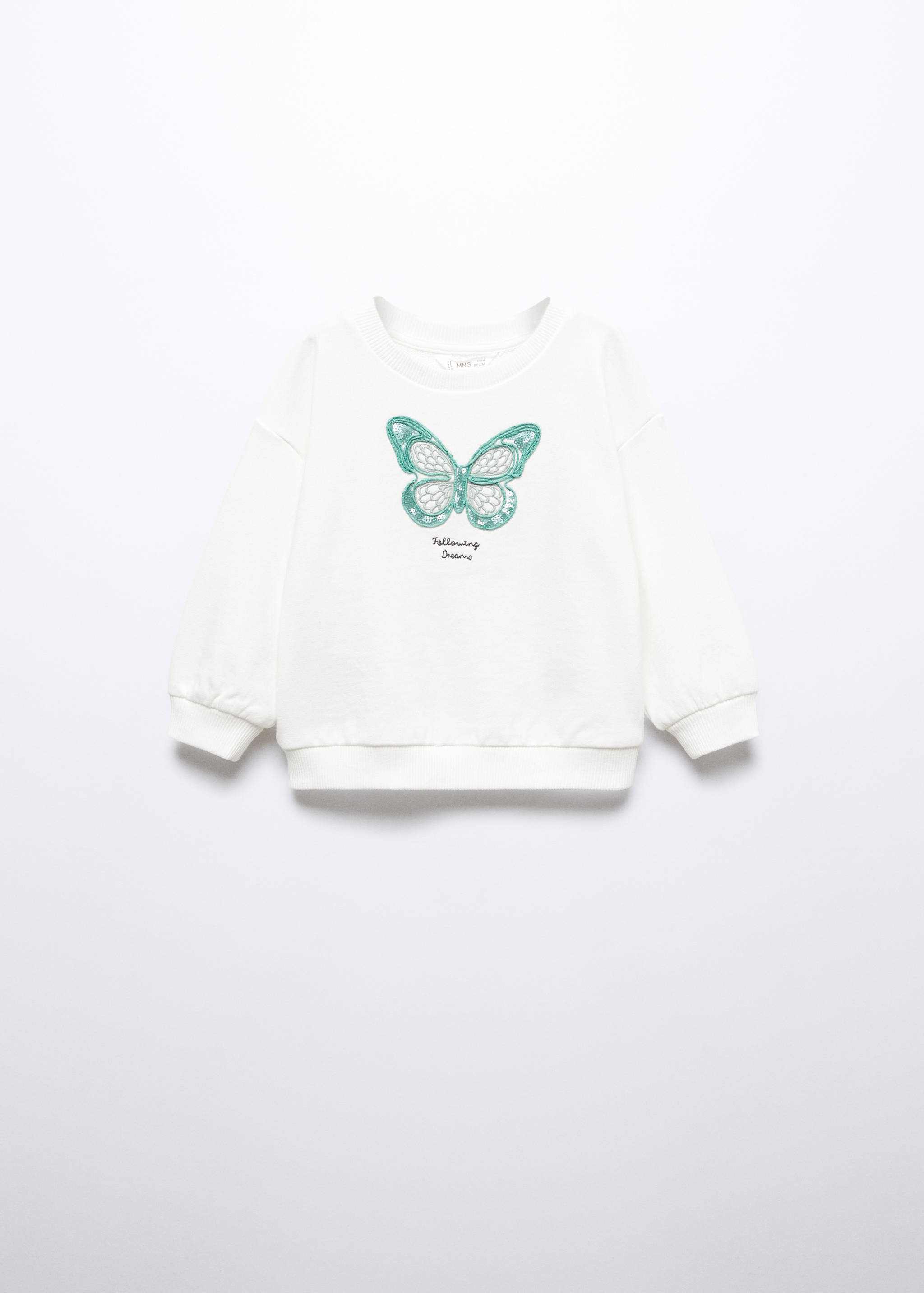 Gemustertes Baumwoll-Sweatshirt - Artikel ohne Model