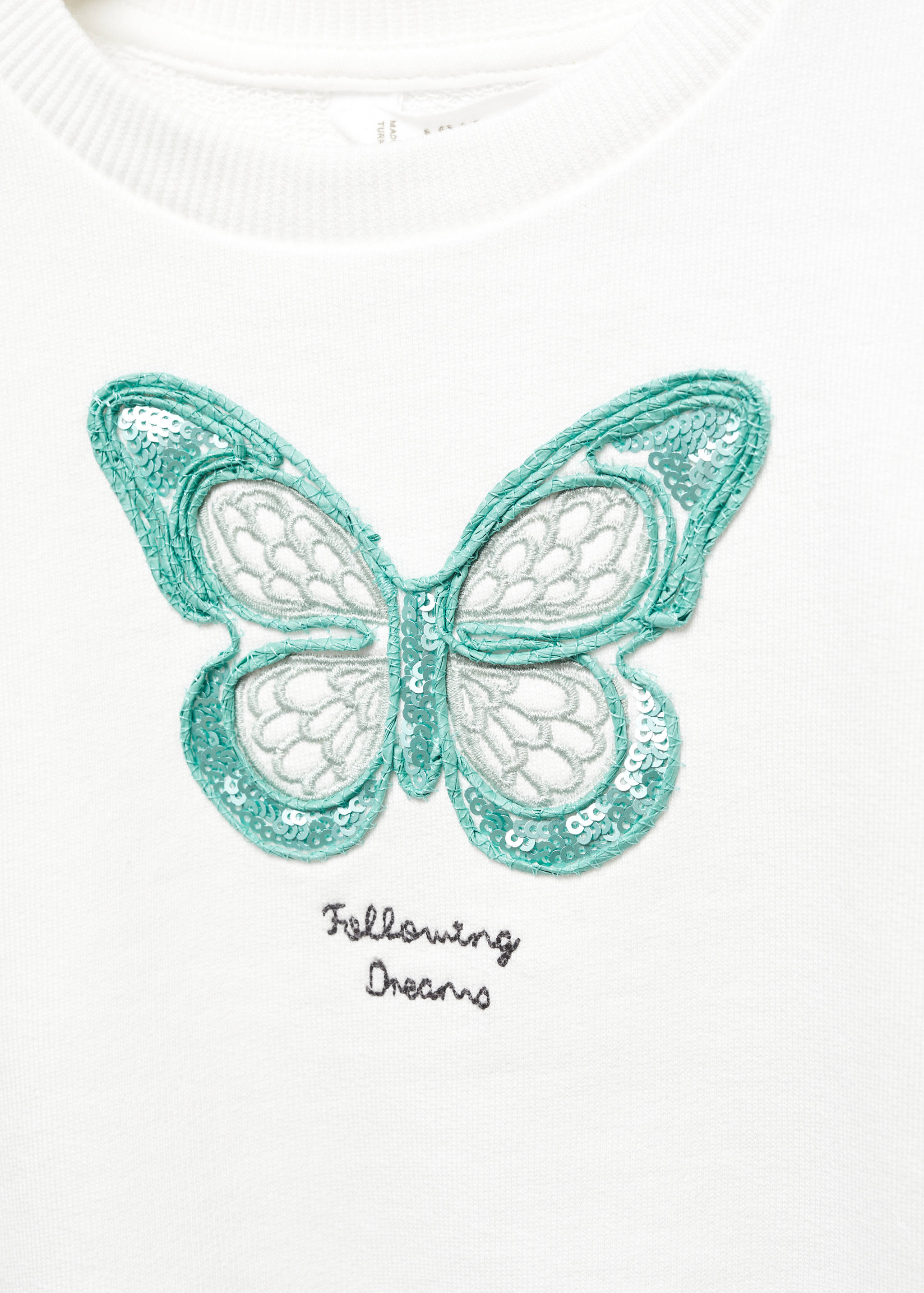 Gemustertes Baumwoll-Sweatshirt - Detail des Artikels 8