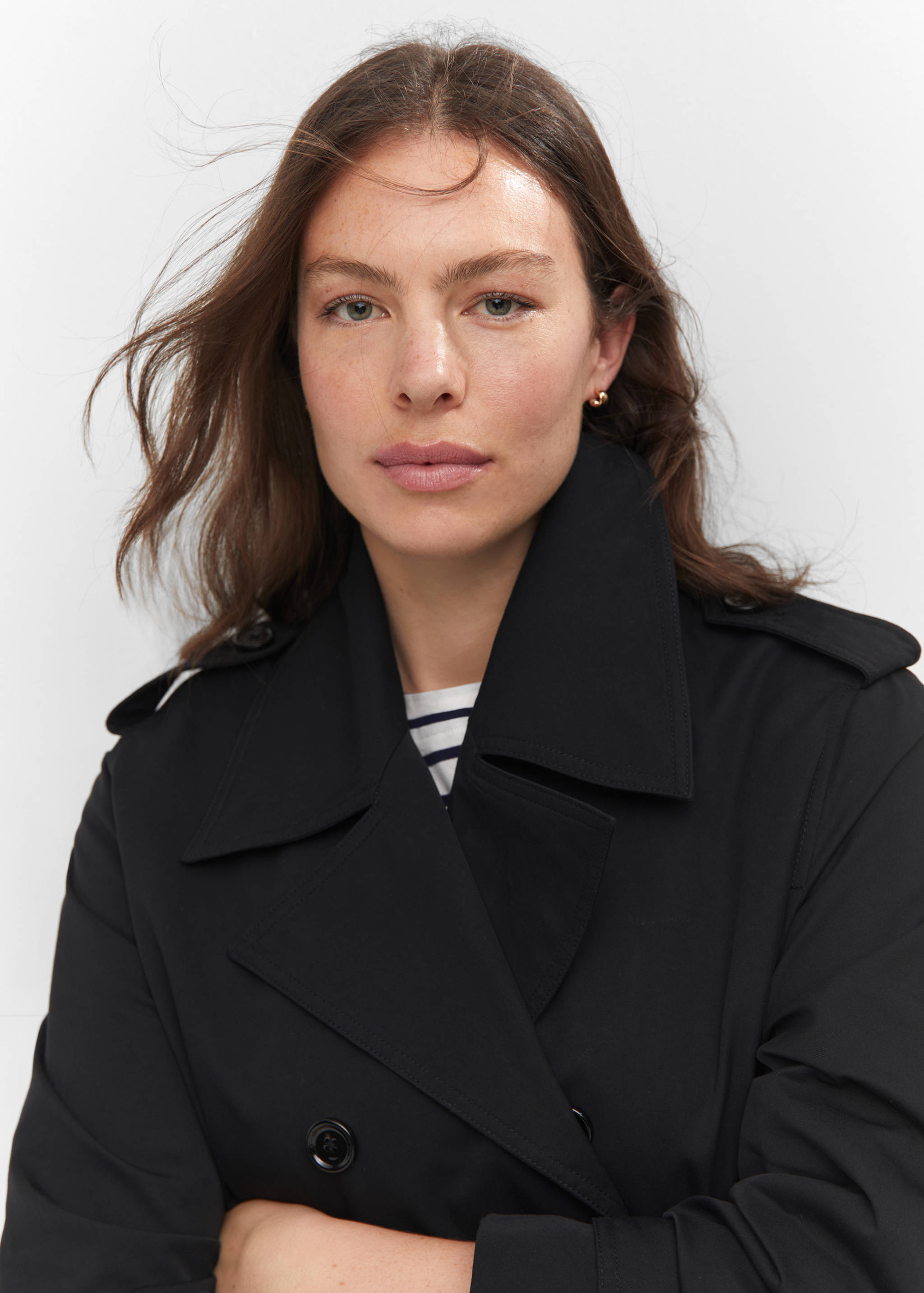 Zweireihiger Trenchcoat - Detail des Artikels 4