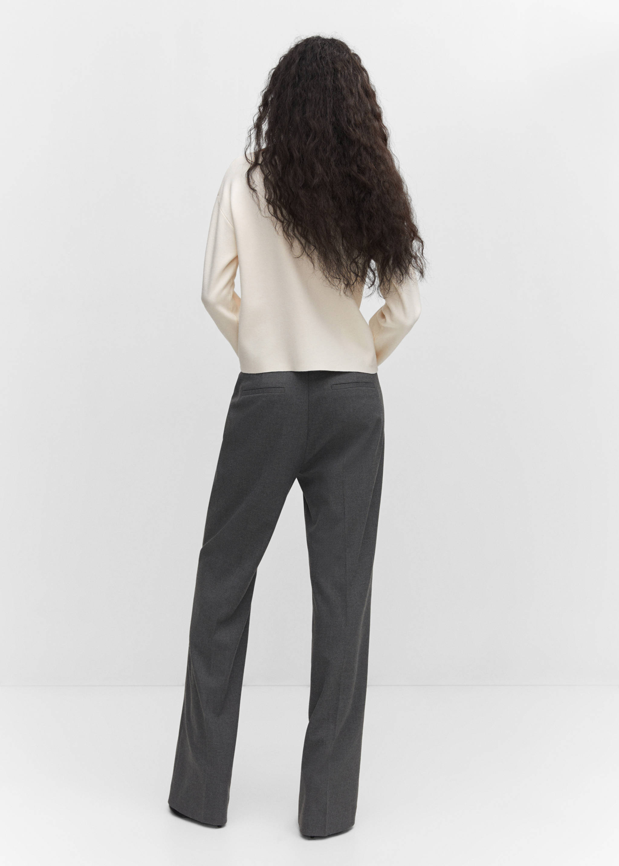 Strickpullover mit Bateau-Ausschnitt - Rückseite des Artikels