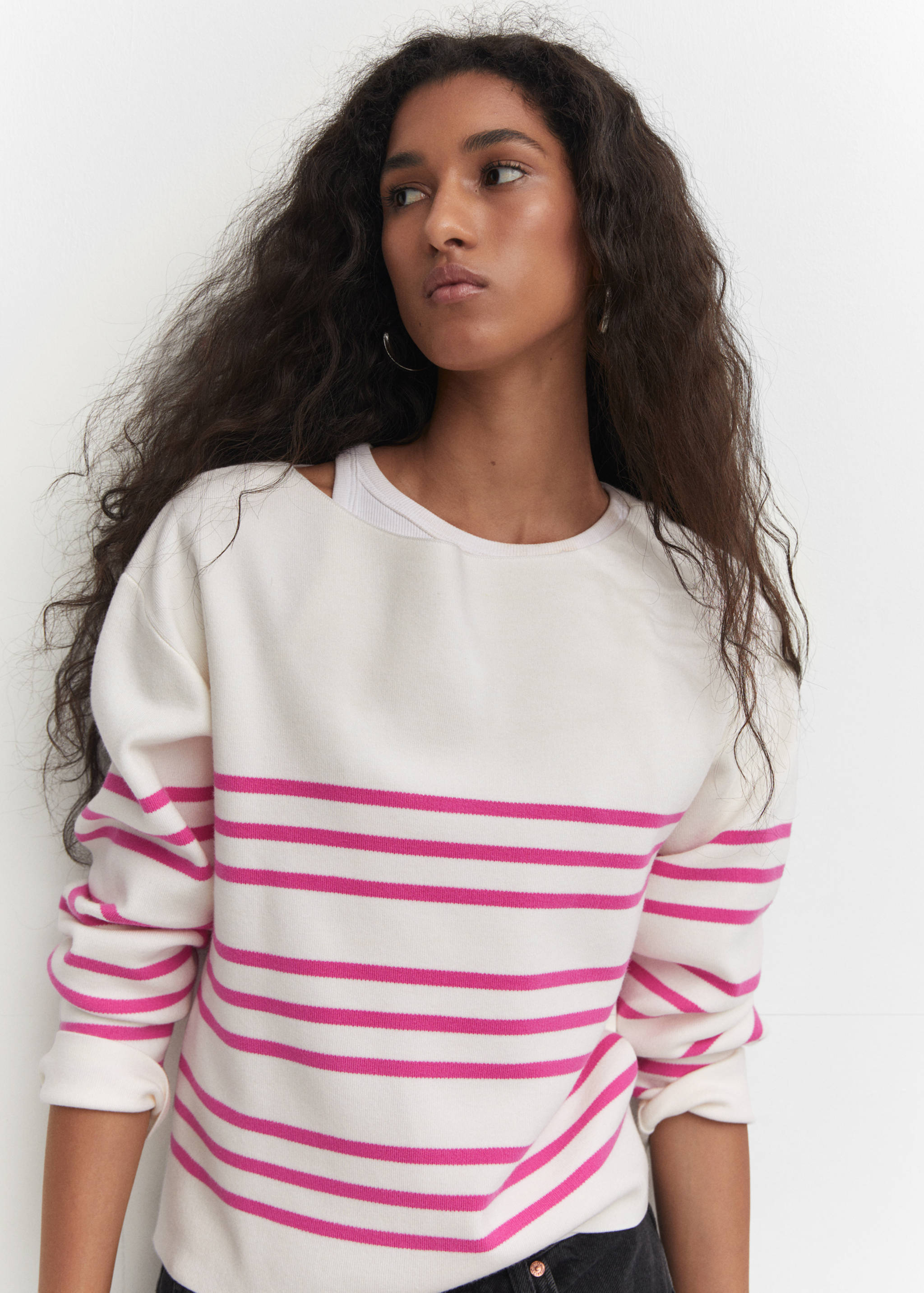 Strickpullover mit Bateau-Ausschnitt - Detail des Artikels 1