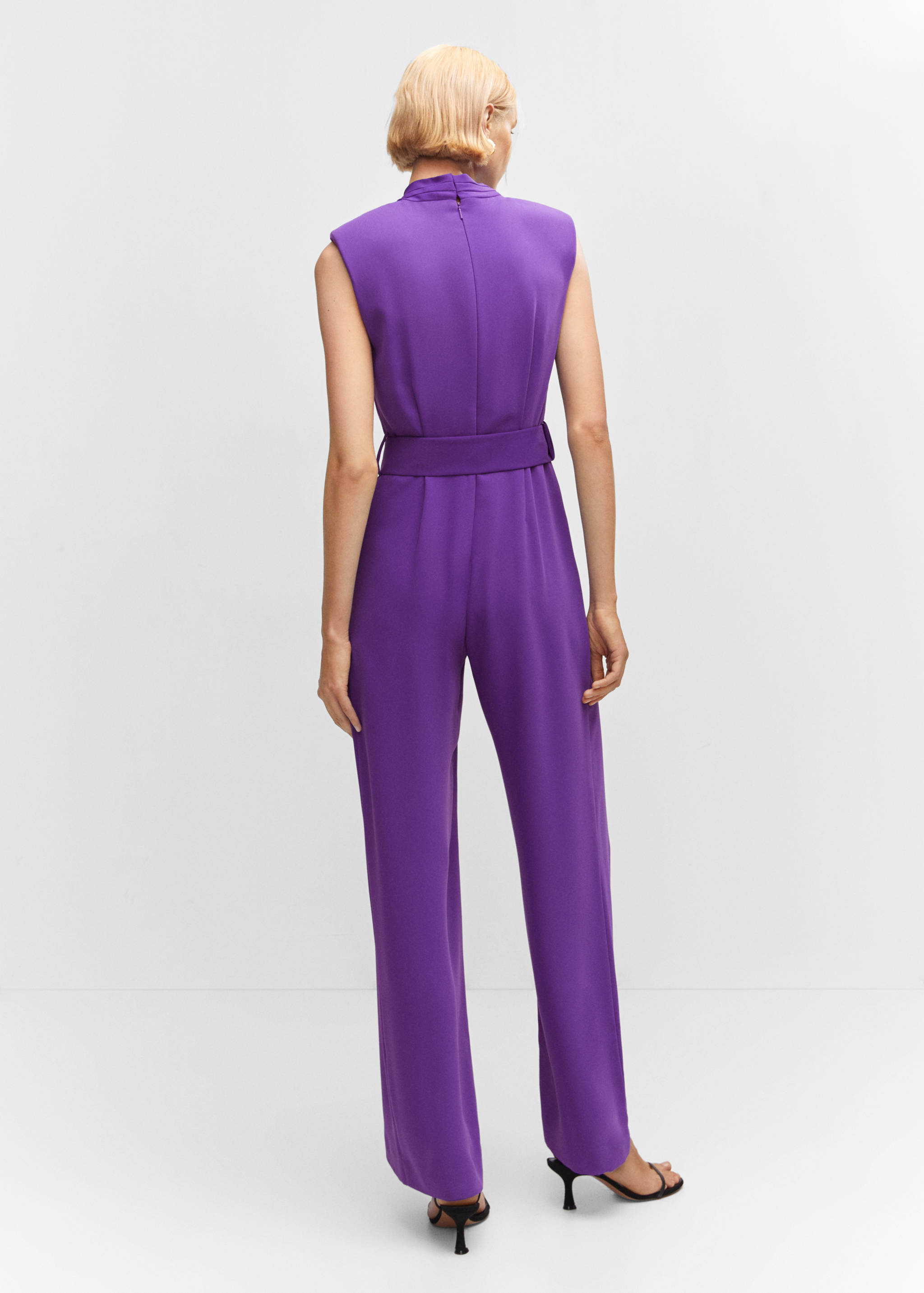 Belt long jumpsuit - Reverse of the article