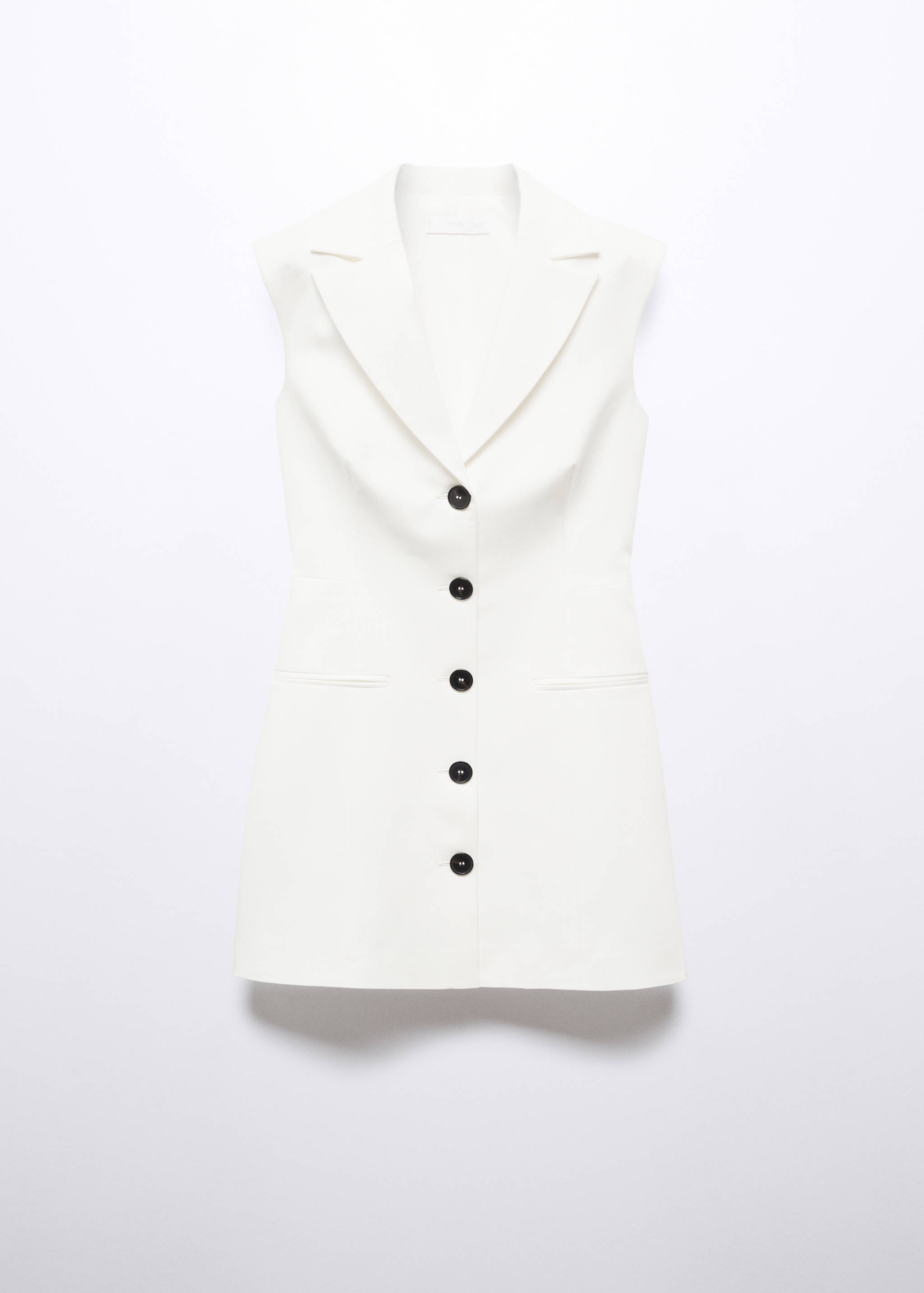 Vest-style dress with buttons - Article without model