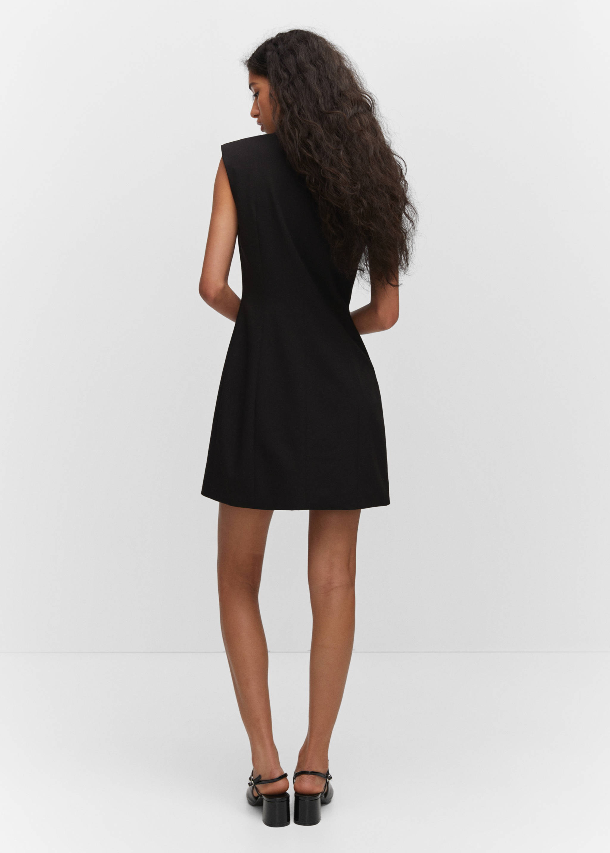 Robe style gilet boutons - Verso de l’article