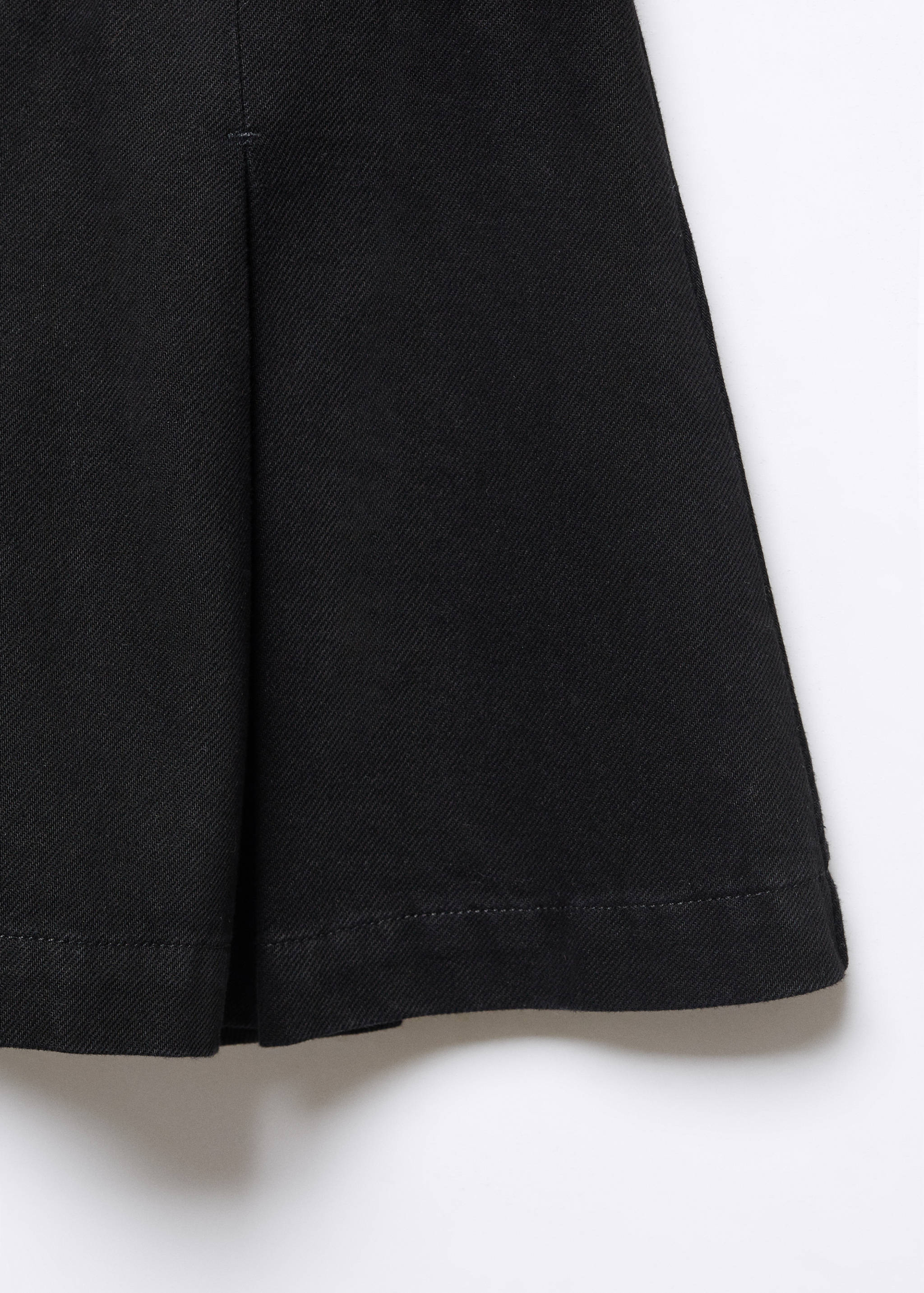 Pleated denim mini-skirt - Details of the article 8