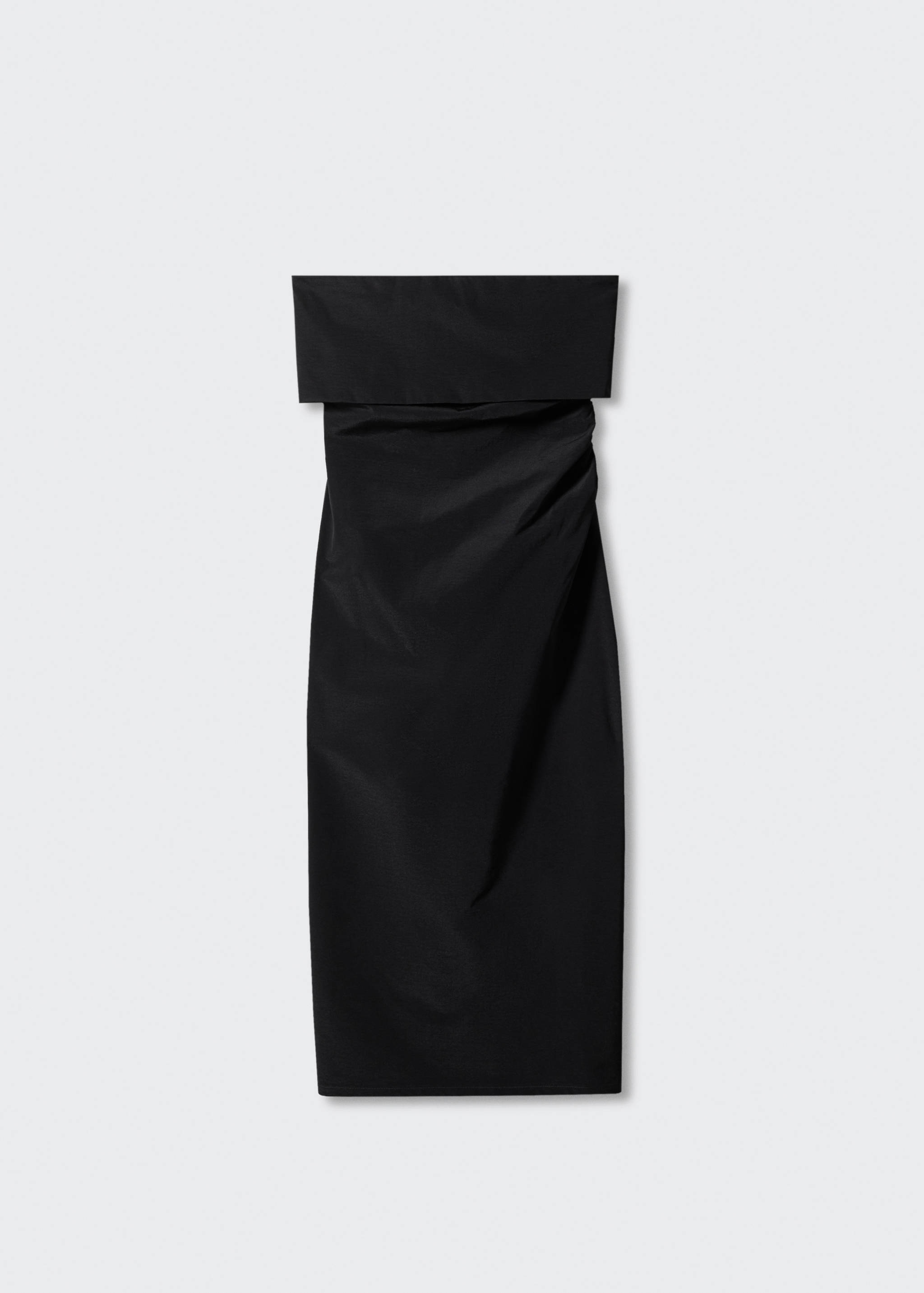 Strapless dress with slit - Article without model