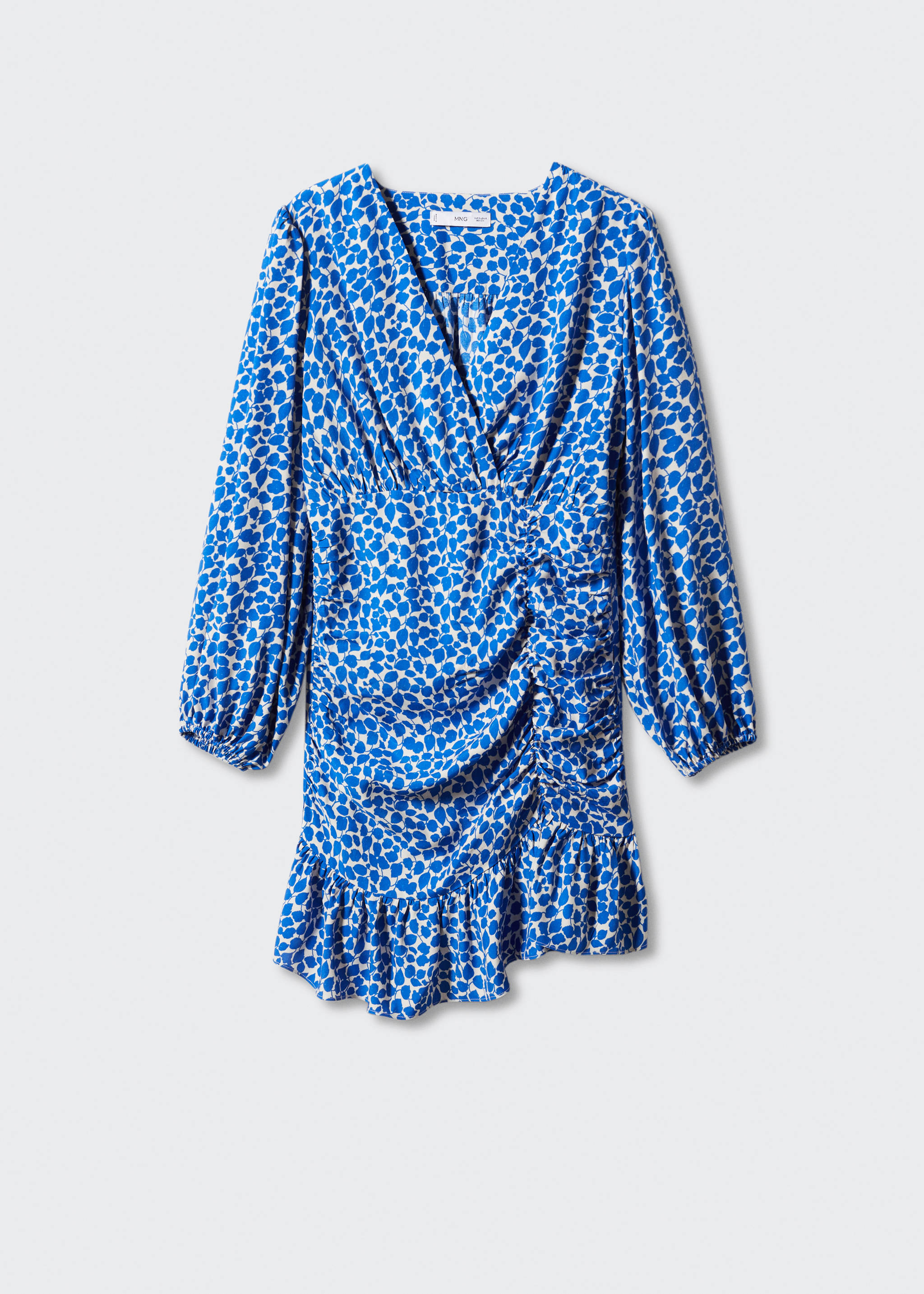 Printed ruched dress - Article without model